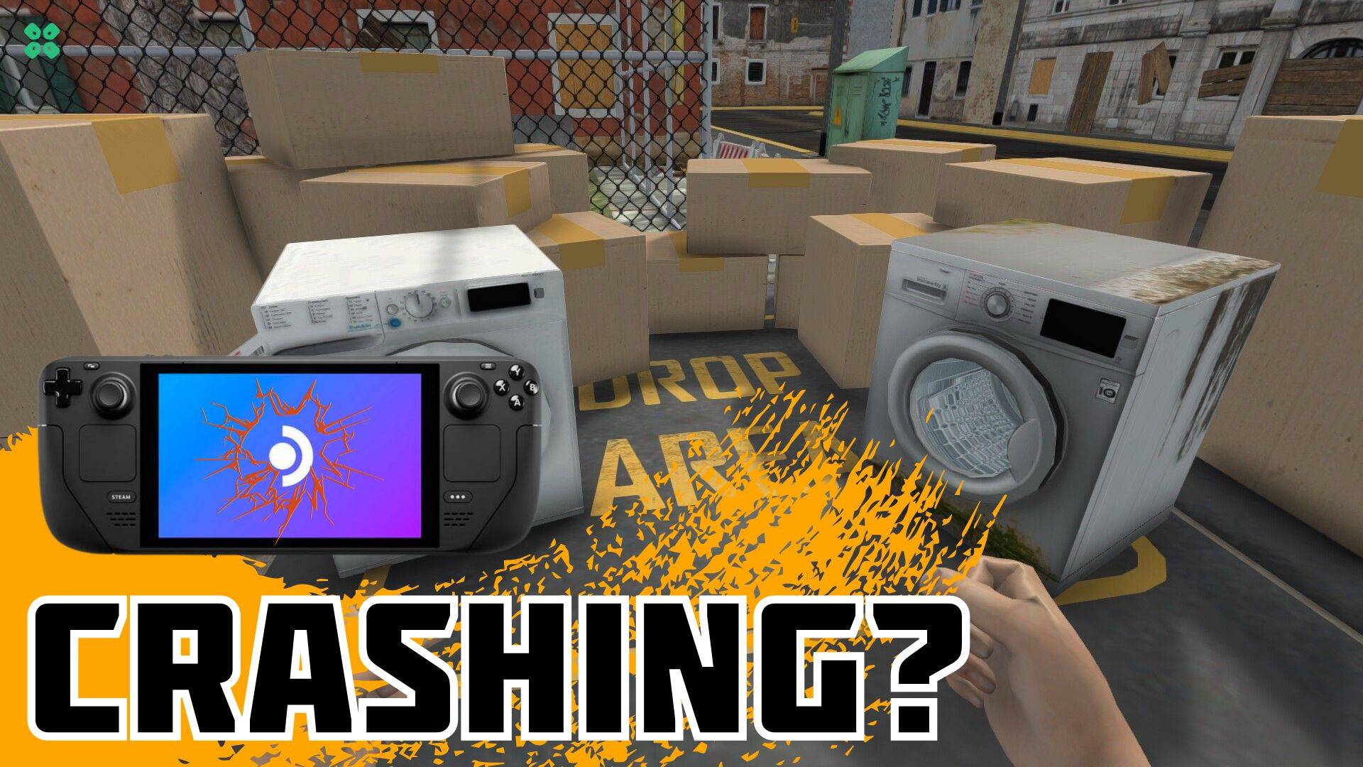 Artwork of LaundryStoreSimulator and its fix of crashing by TCG