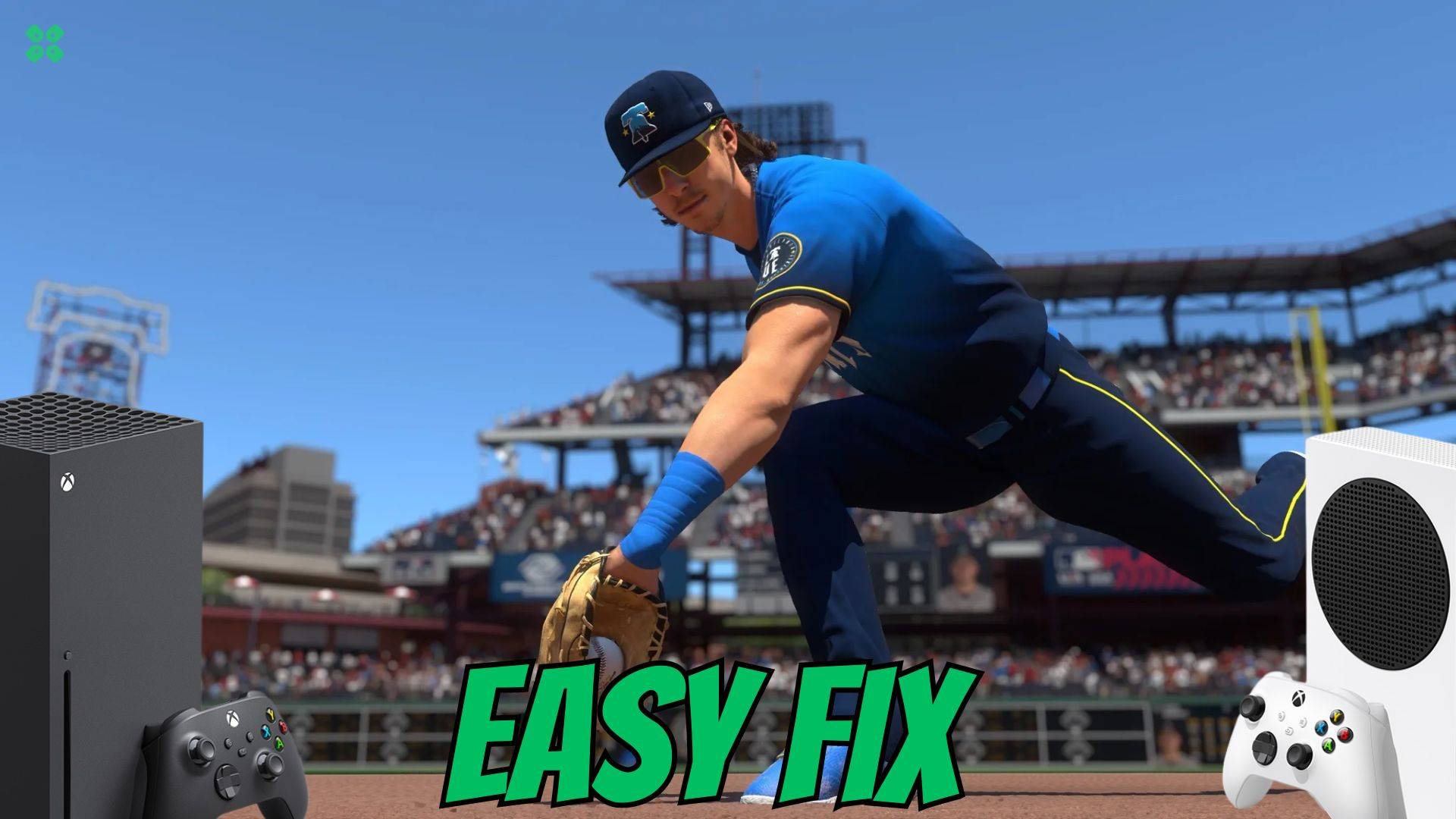 Artwork of MLBTheShow25 and its fix of lagging by TCG