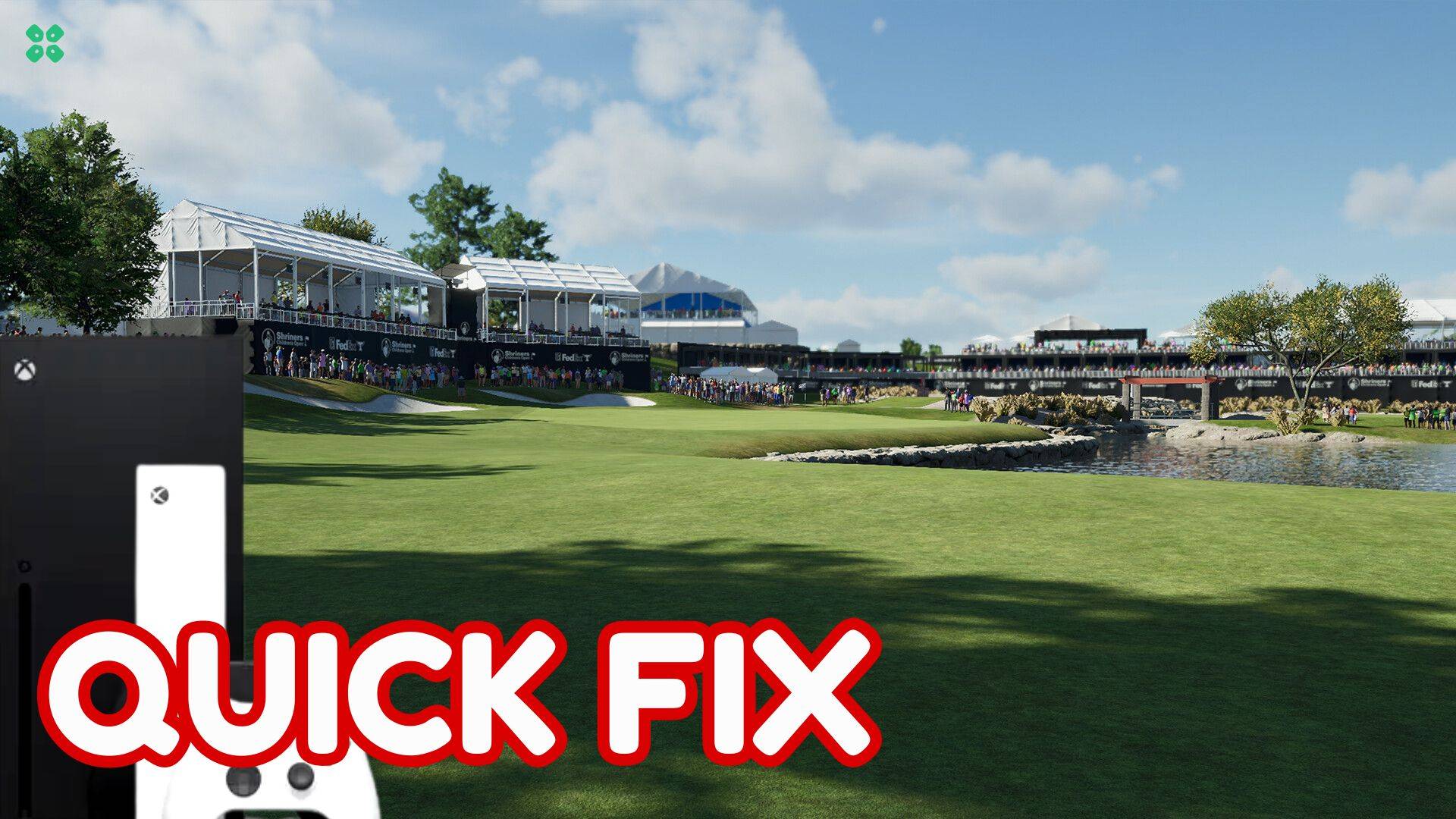 Artwork of PGATour2K25 and its fix of lagging by TCG