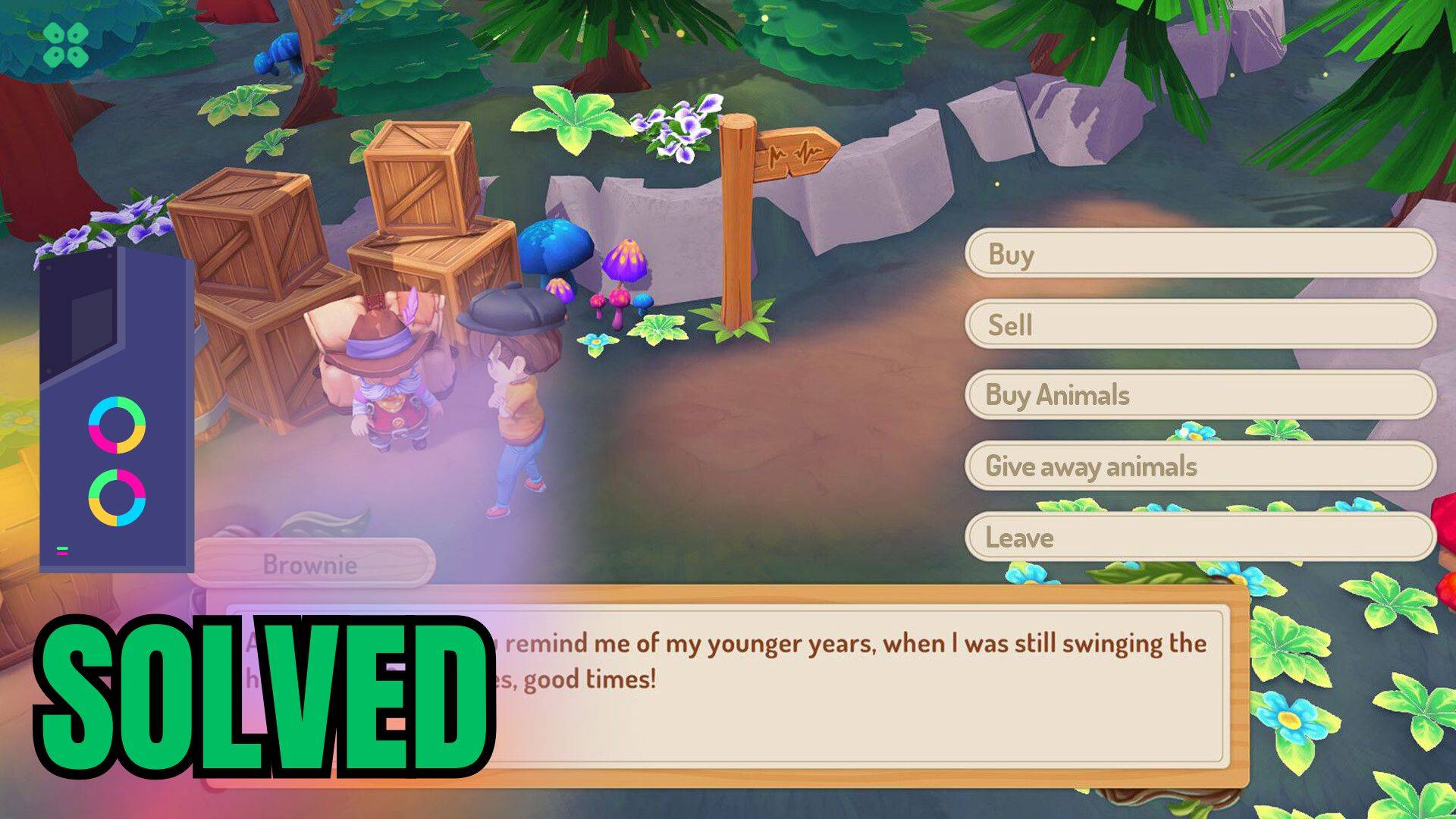 Artwork of SugardewIslandYourCozyFarmShop and its fix of crashing by TCG