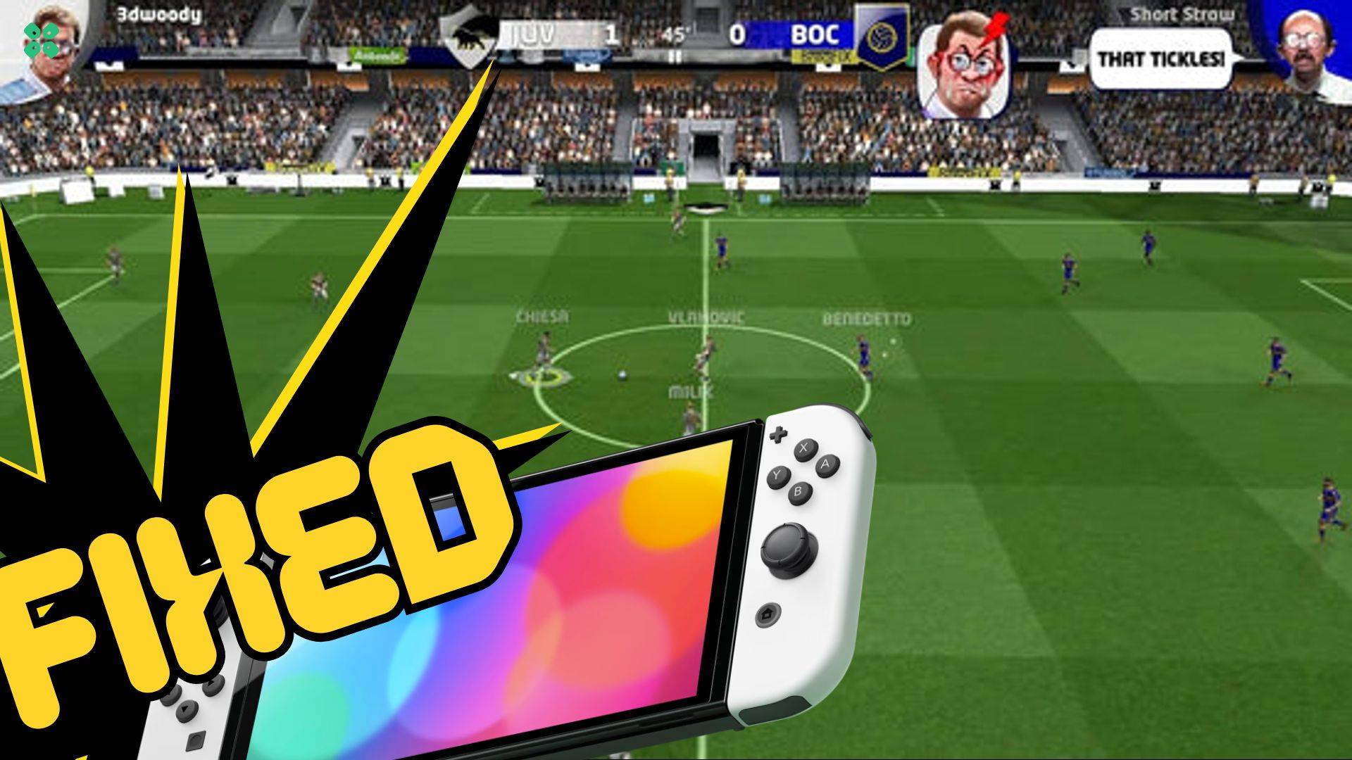 Artwork of SociableSoccer25 and its fix of crashing by TCG