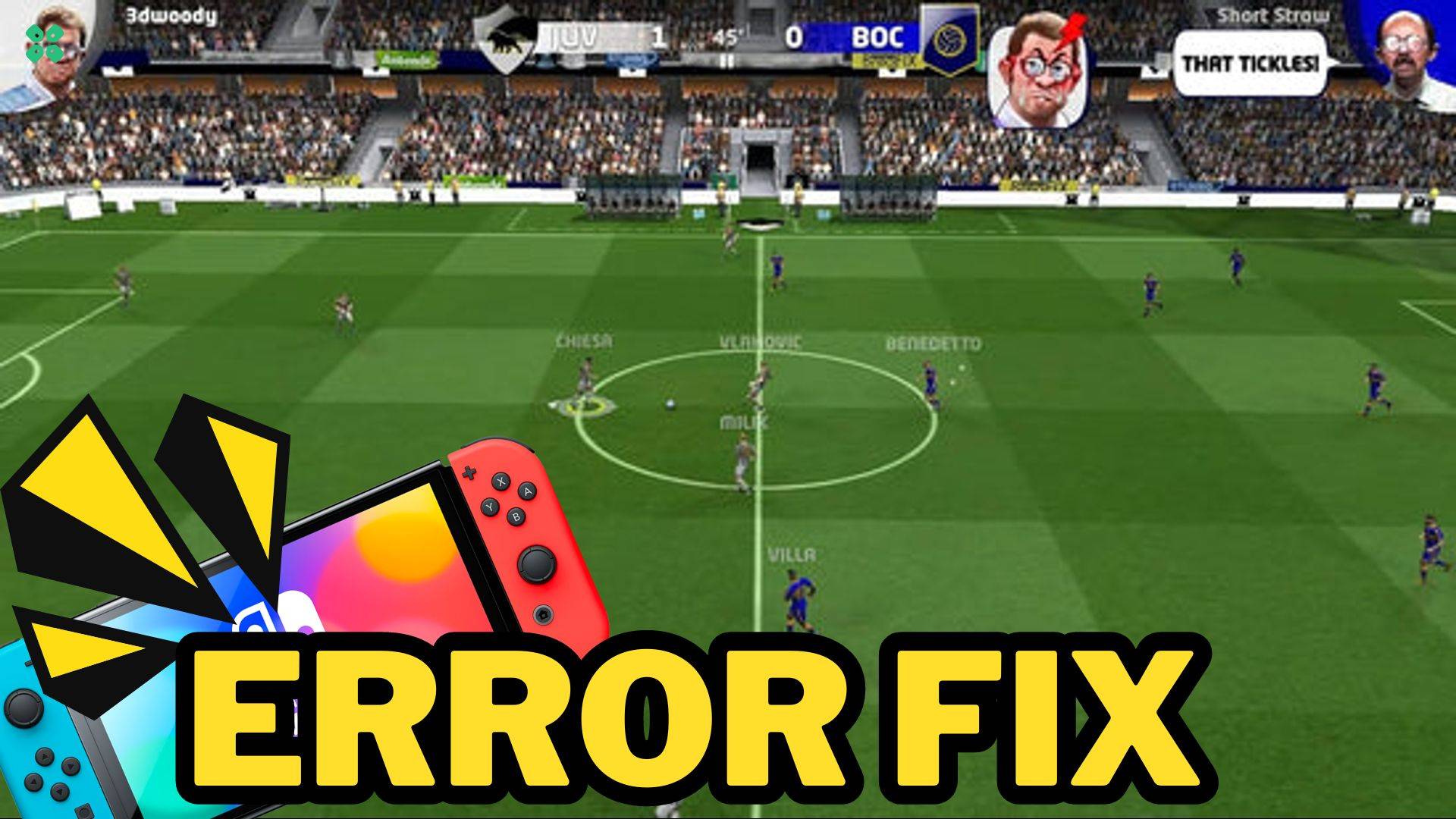 Artwork of SociableSoccer25 and its fix of lagging by TCG