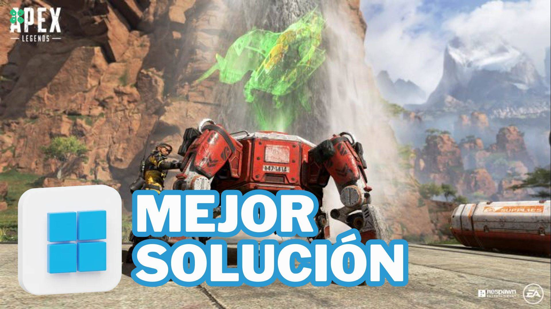Artwork of ApexLegends and its fix of bloqueo by TCG