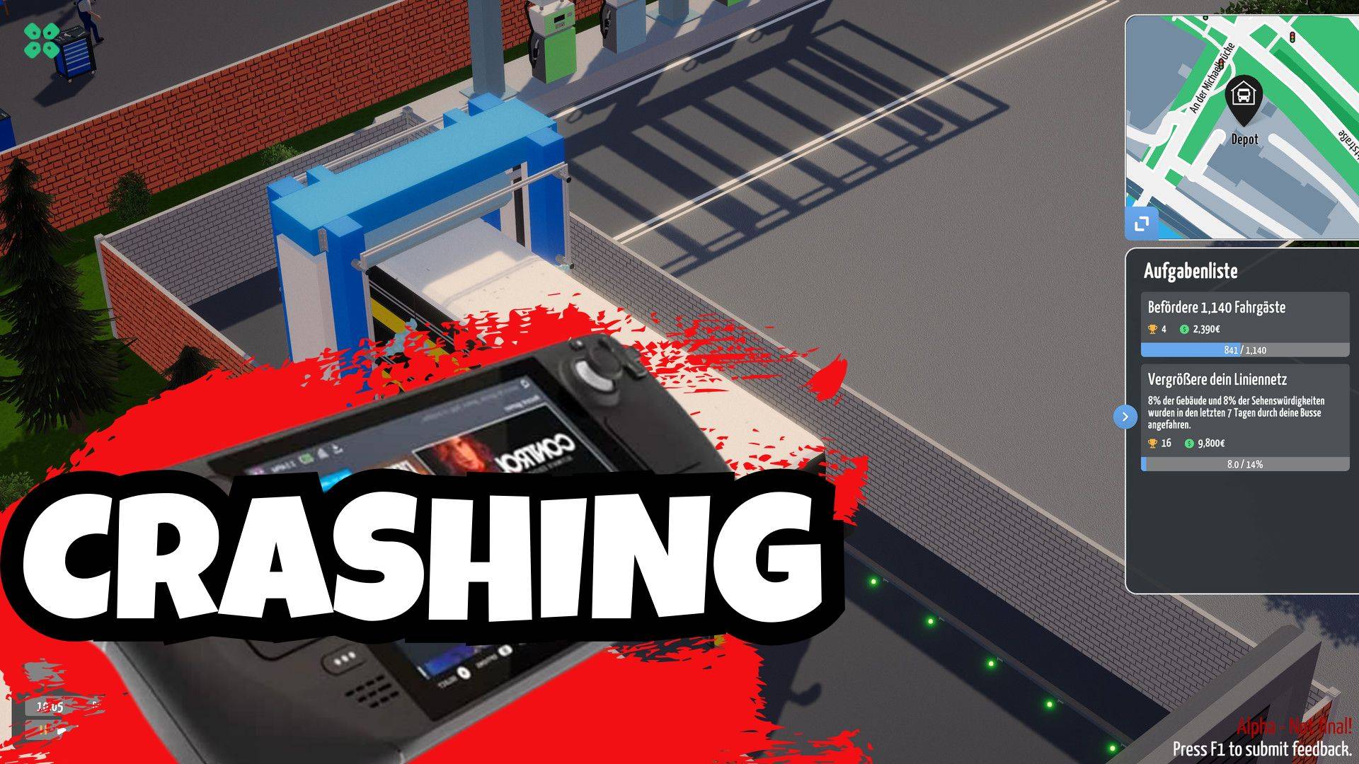 Artwork of CityBusManager and its fix of crashing by TCG