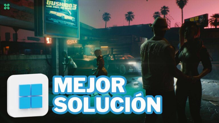 Artwork of Cyberpunk2077 and its fix of bloqueo by TCG