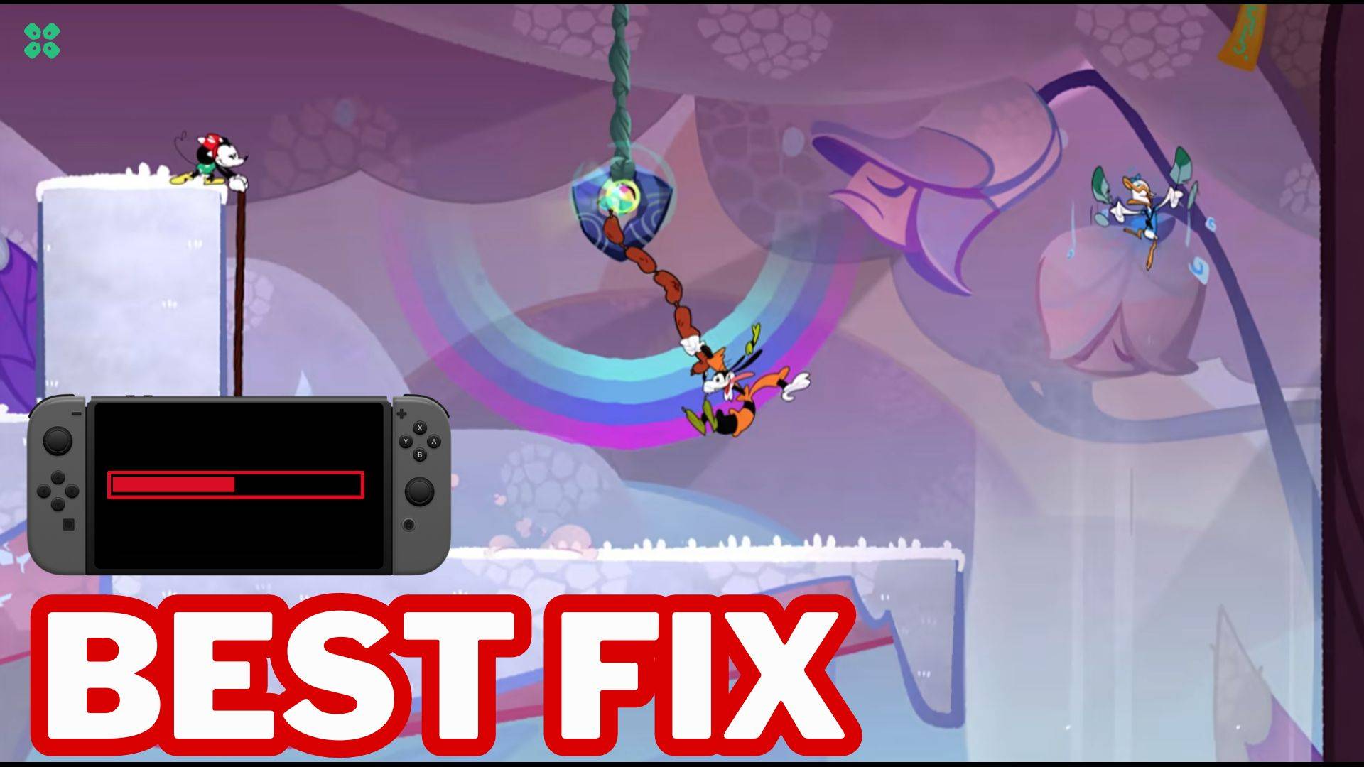 Artwork of DisneyIllusionIsland and its fix of lagging by TCG