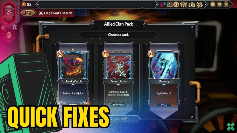 Artwork of MonsterTrain2 and its fix of crashing by TCG
