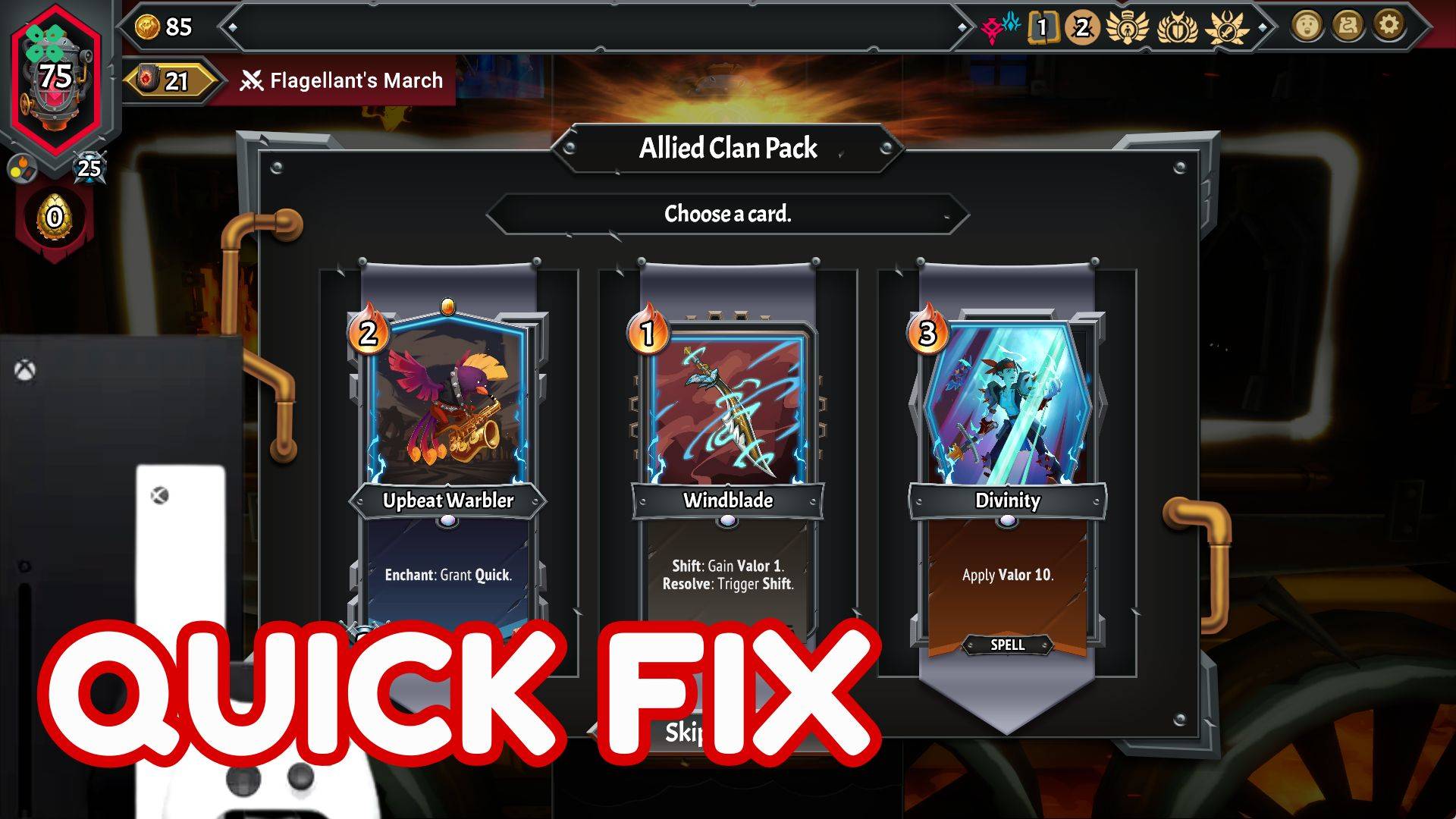 Artwork of MonsterTrain2 and its fix of crashing by TCG