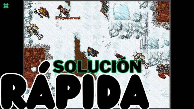 Artwork of Tibia and its fix of bloqueo by TCG