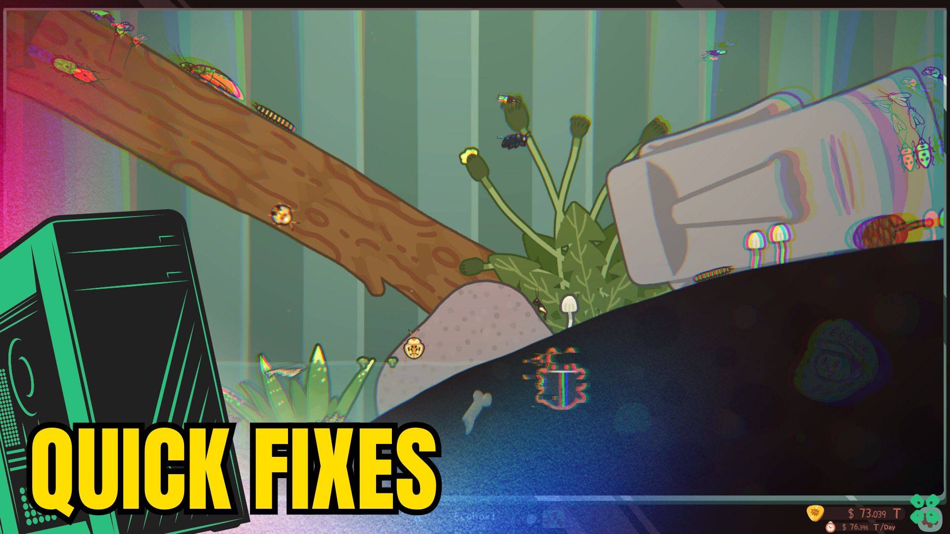Artwork of Bugtopia and its fix of crashing by TCG