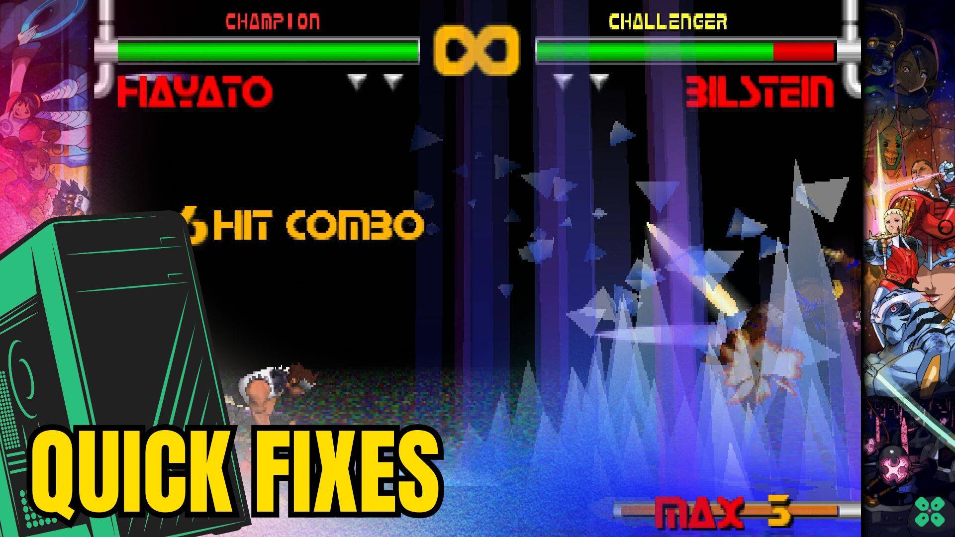 Artwork of CapcomFightingCollection2 and its fix of lagging by TCG