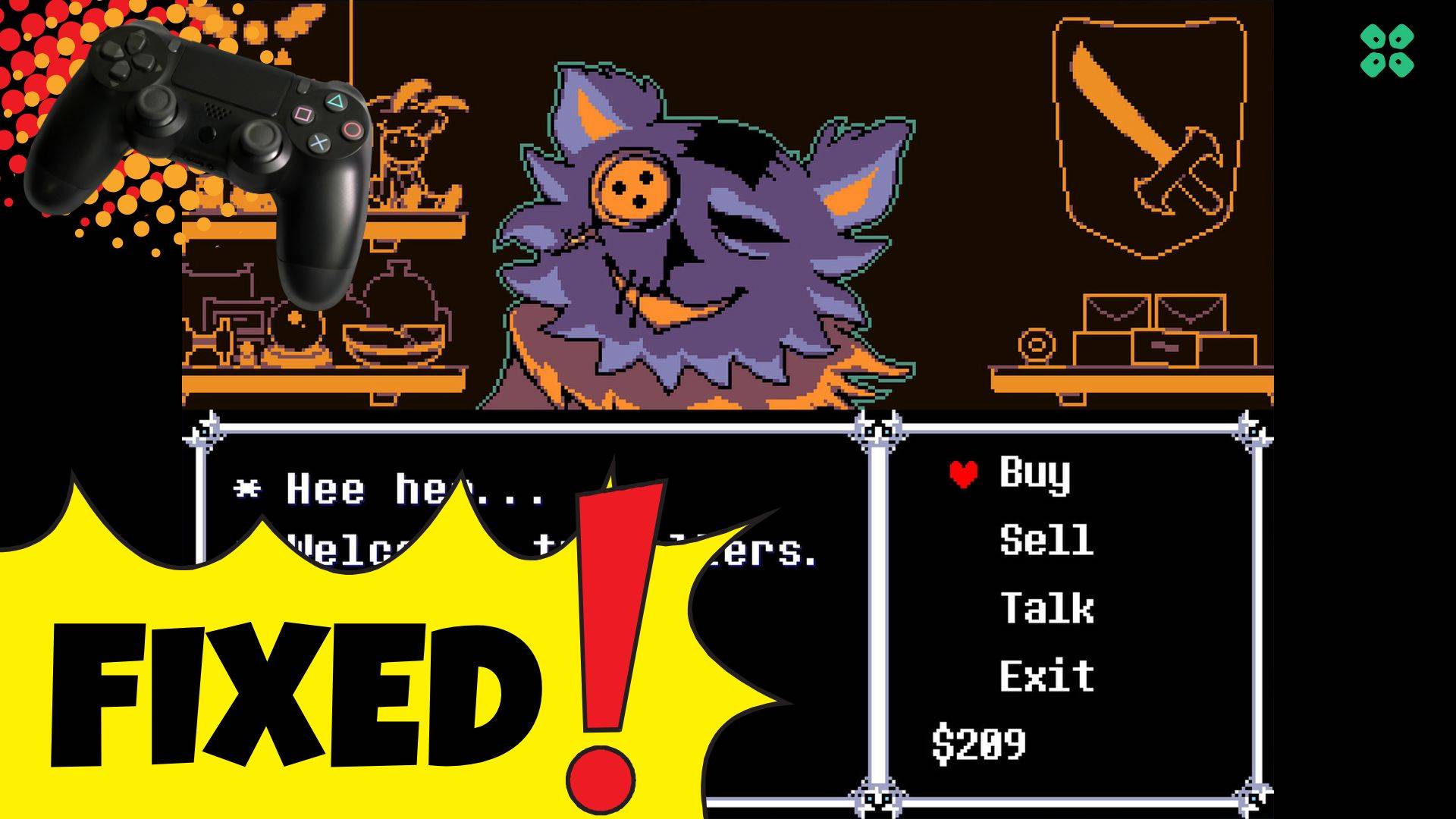 Artwork of Deltarune and its fix of crashing by TCG