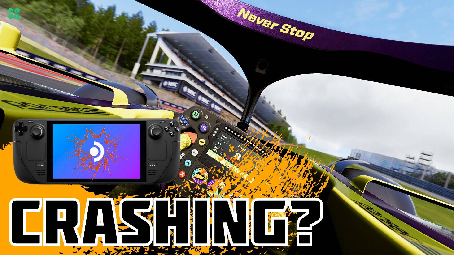 Artwork of F125 and its fix of crashing by TCG