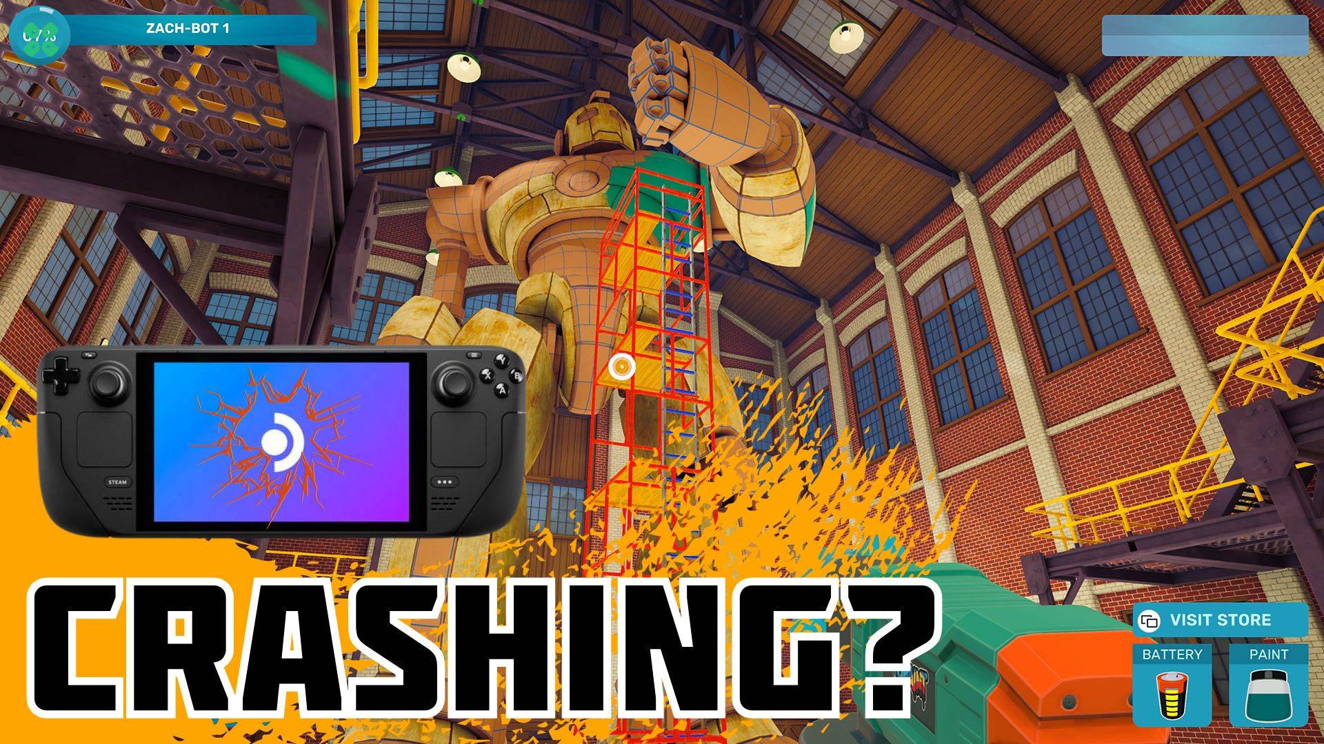 Artwork of SprayPaintSimulator and its fix of crashing by TCG