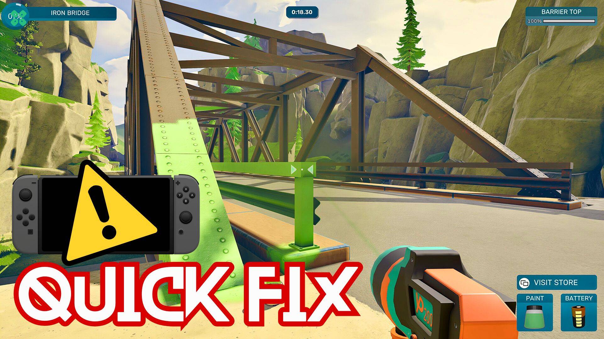 Artwork of SprayPaintSimulator and its fix of lagging by TCG