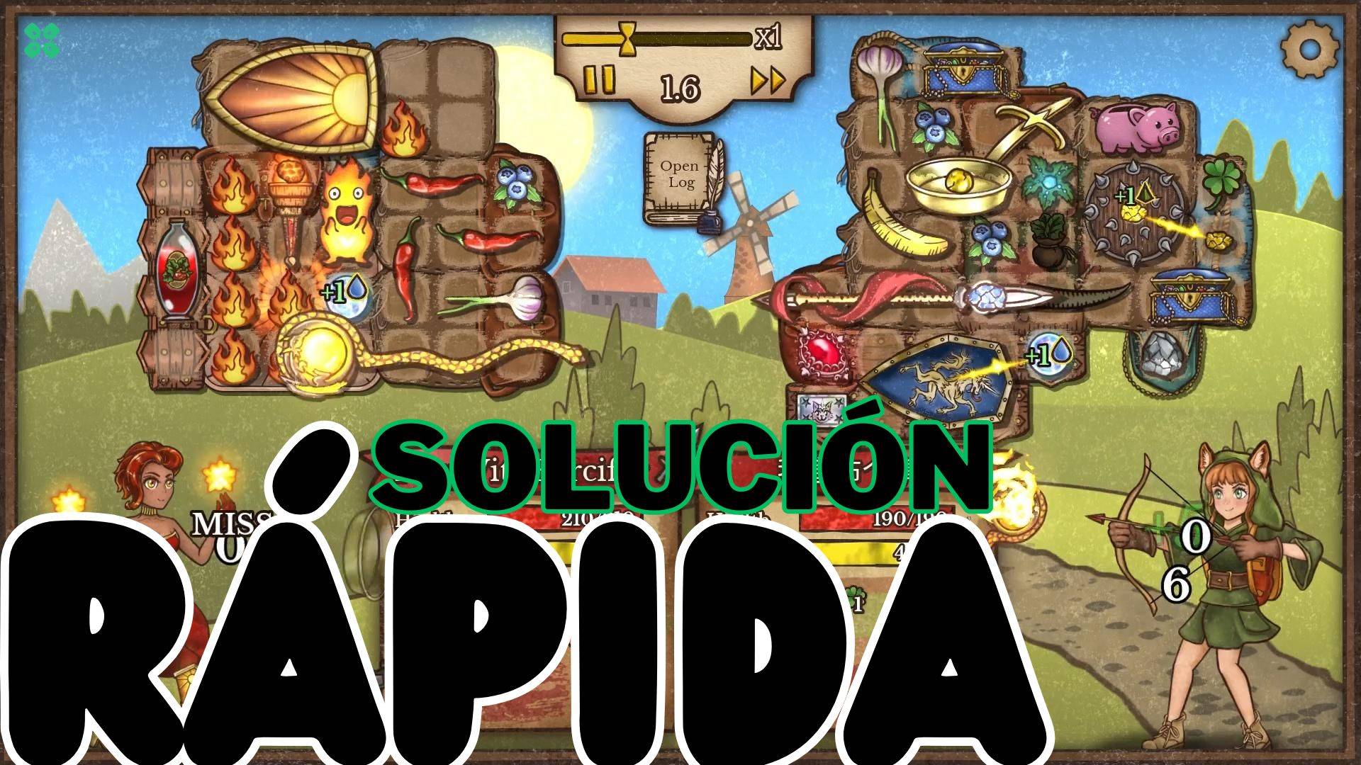Artwork of BackpackBattles and its fix of bloqueo by TCG