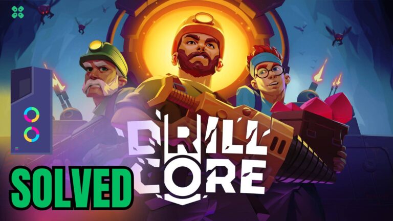 Artwork of DrillCore and its fix of crashing by TCG