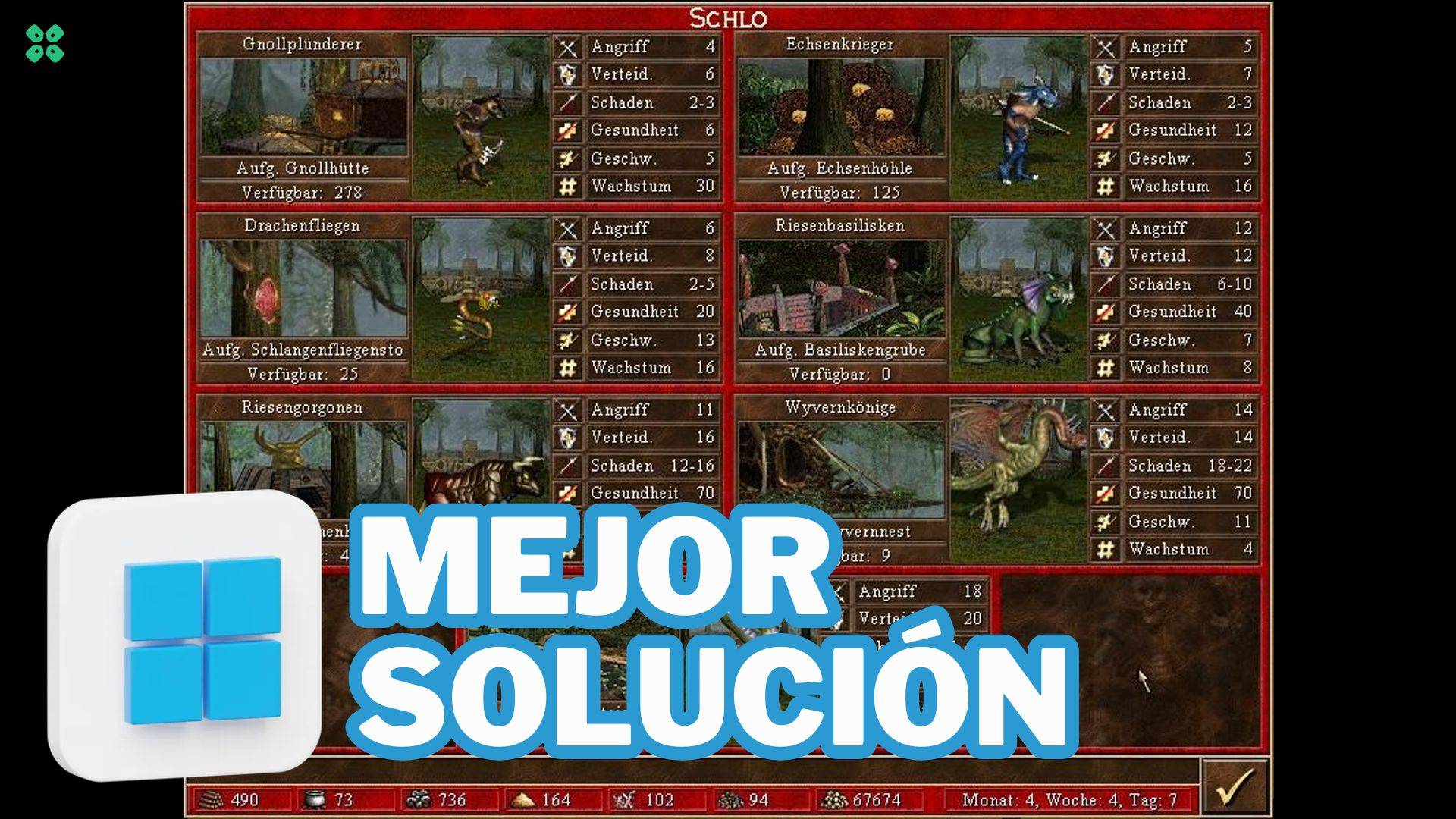 Artwork of HeroesofMightandMagicIIITheRestorationofErathia and its fix of bloqueo by TCG