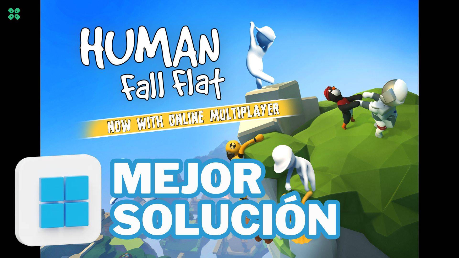 Artwork of HumanFallFlat and its fix of bloqueo by TCG