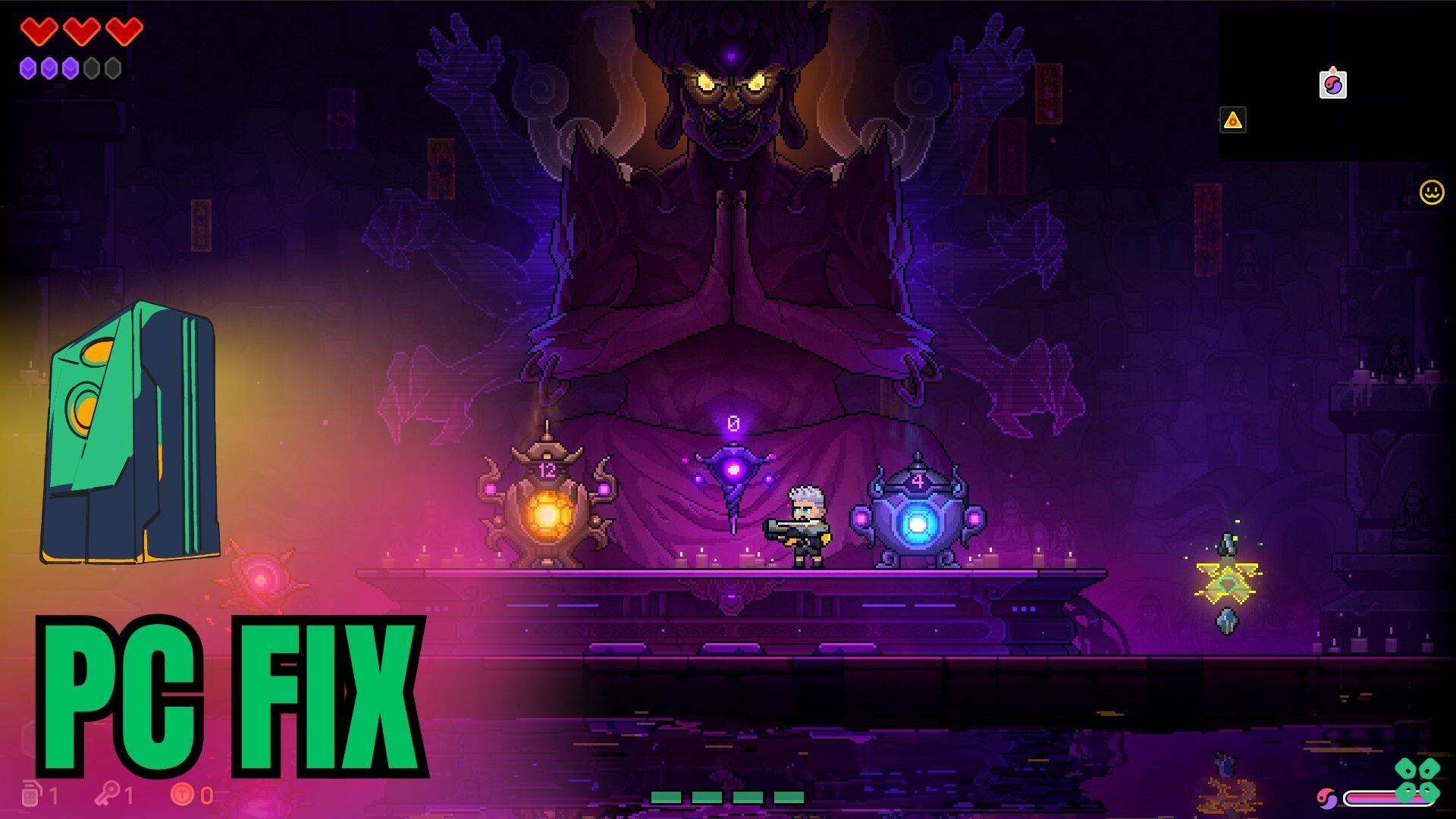Artwork of NeonAbyss2 and its fix of lagging by TCG