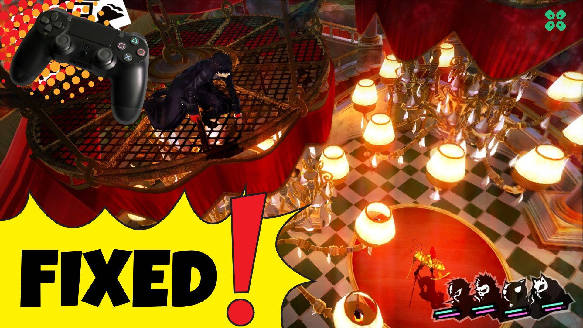 Artwork of Persona5 and its fix of crashing by TCG
