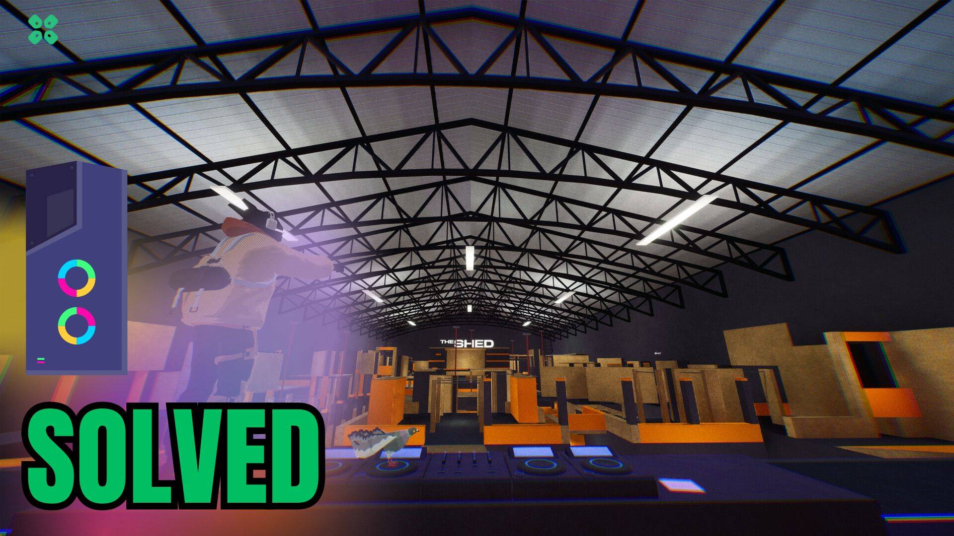 Artwork of RooftopsAlleysTheParkourGame and its fix of crashing by TCG
