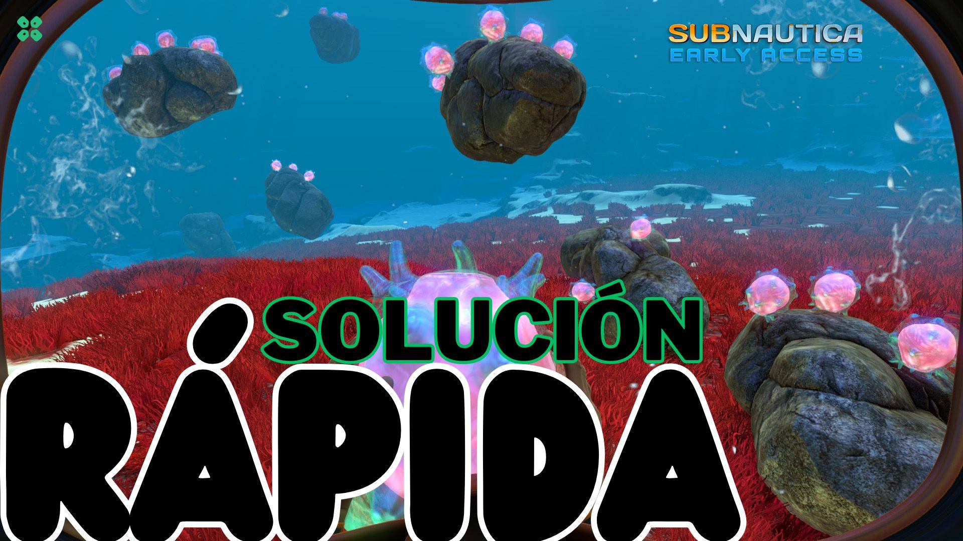 Artwork of Subnautica and its fix of bloqueo by TCG