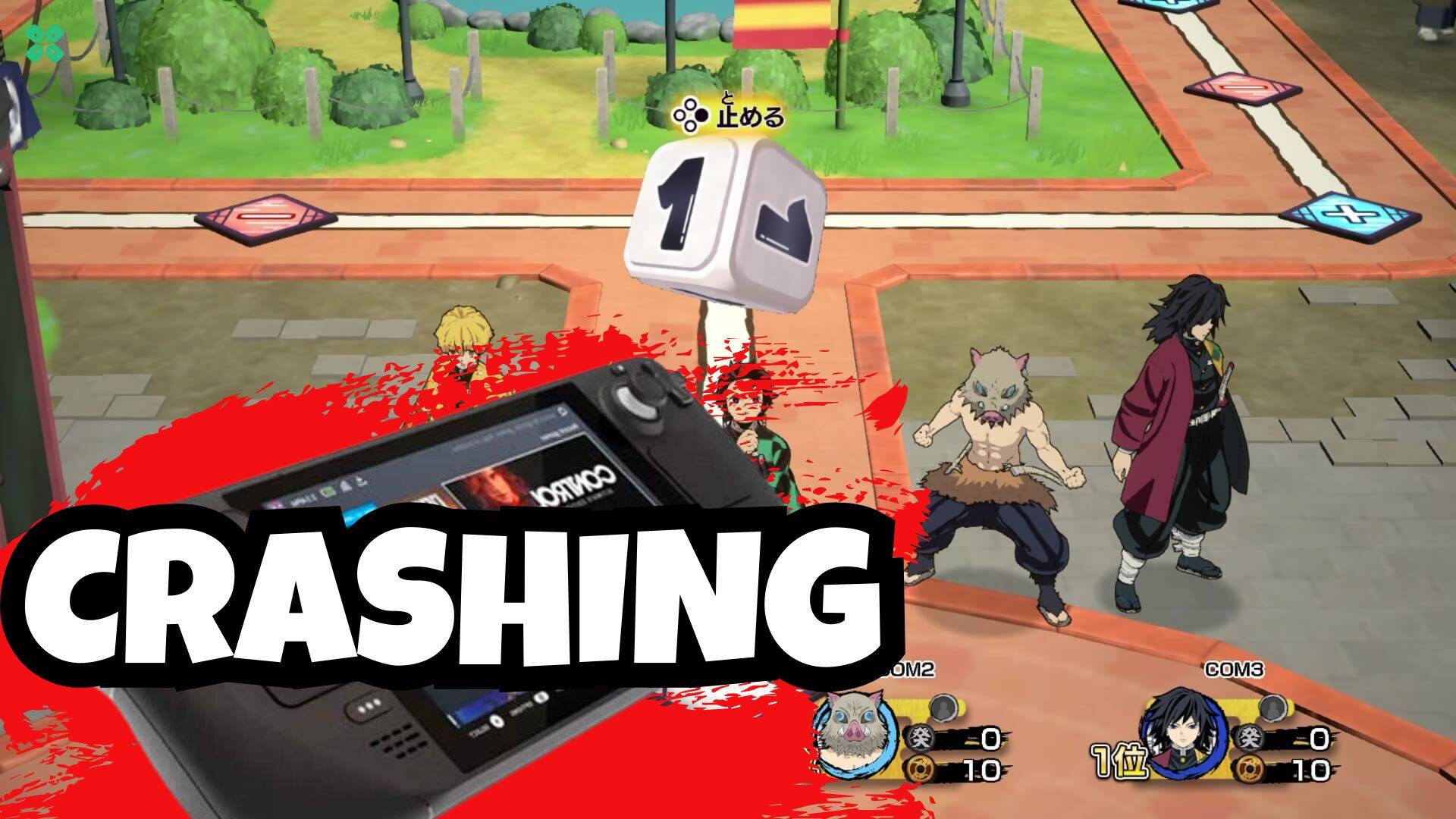 Artwork of DemonSlayerKimetsunoYaibaSweeptheBoard and its fix of crashing by TCG