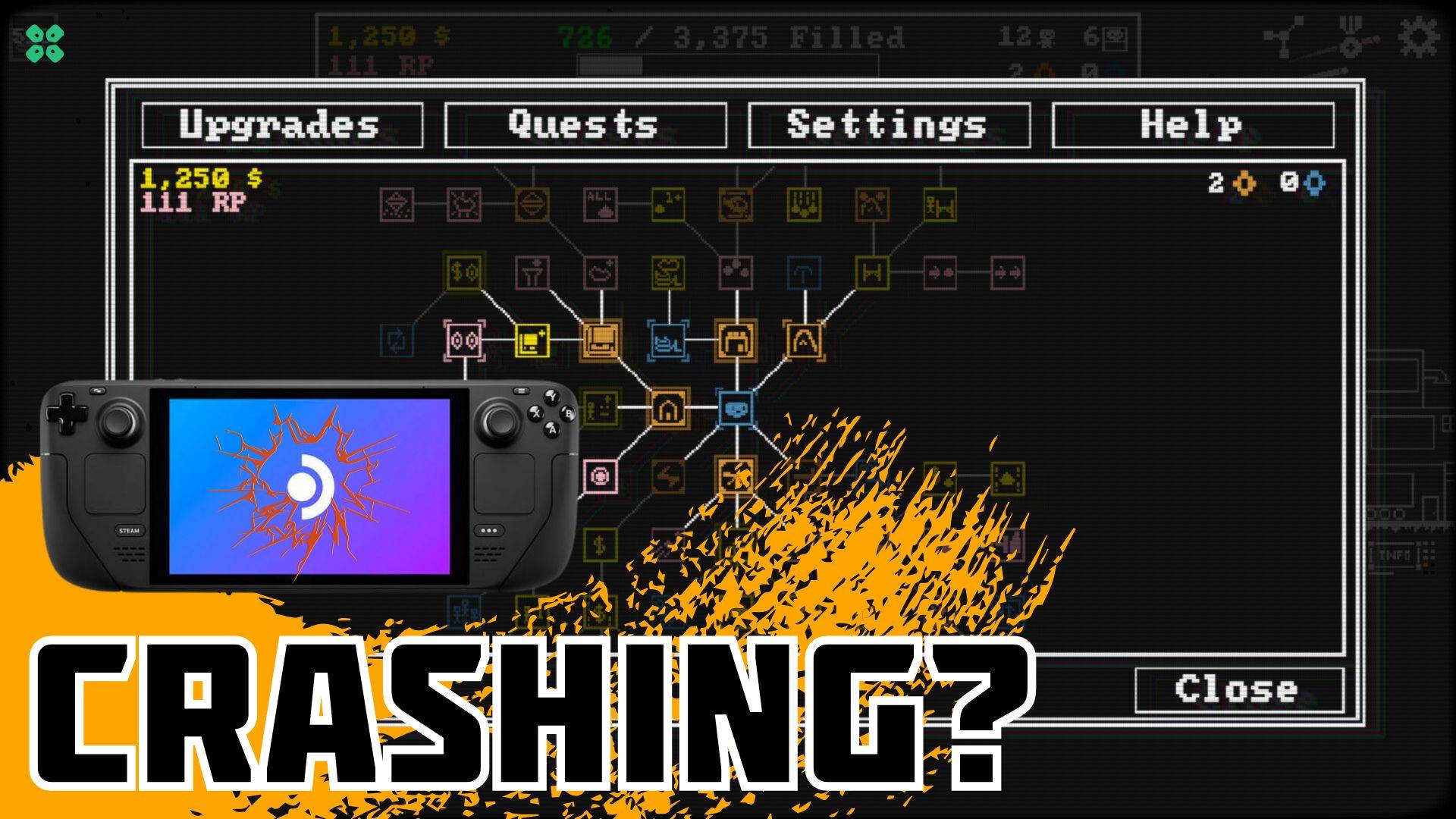 Artwork of FillUptheHole and its fix of crashing by TCG