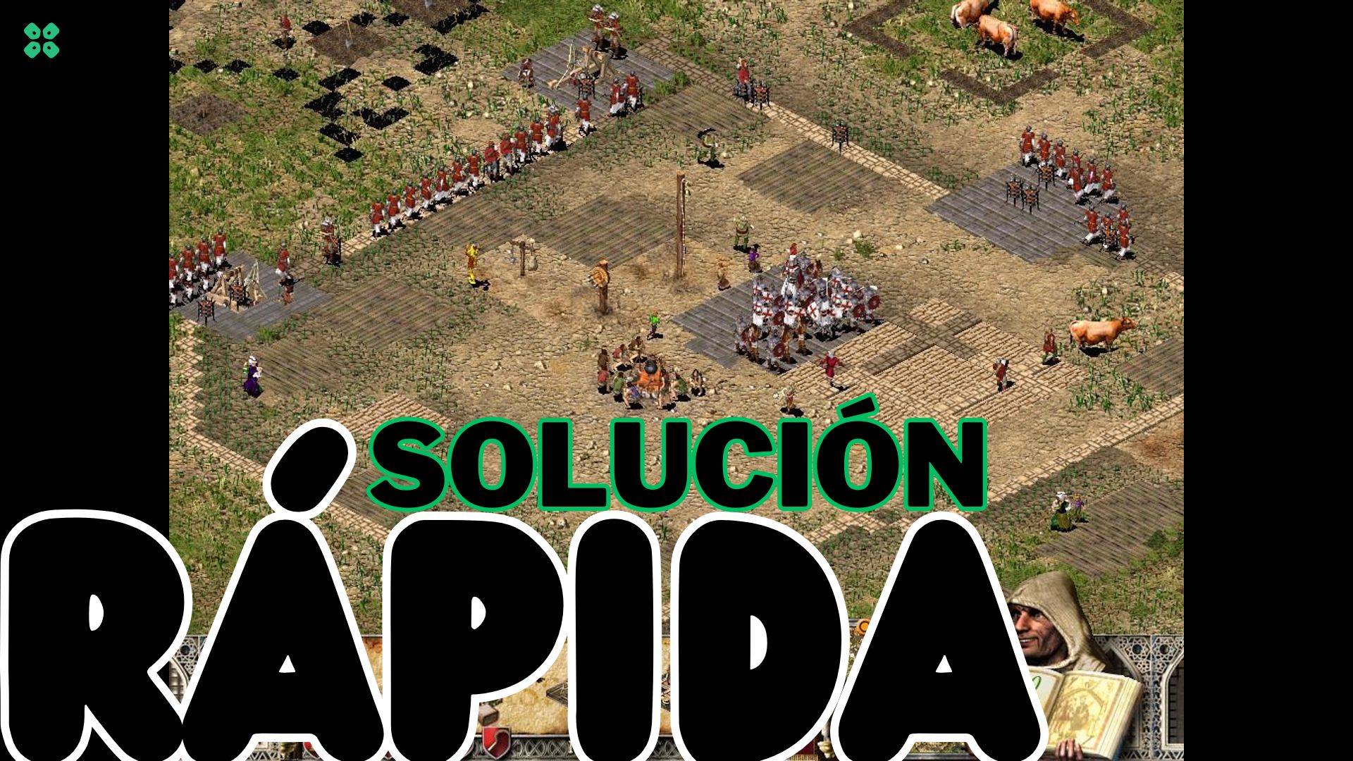Artwork of StrongholdCrusader and its fix of bloqueo by TCG