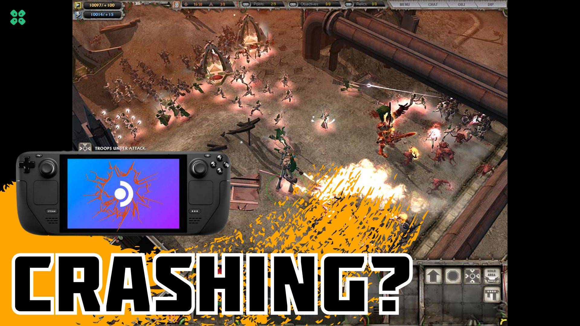 Artwork of Warhammer40000DawnofWar and its fix of crashing by TCG