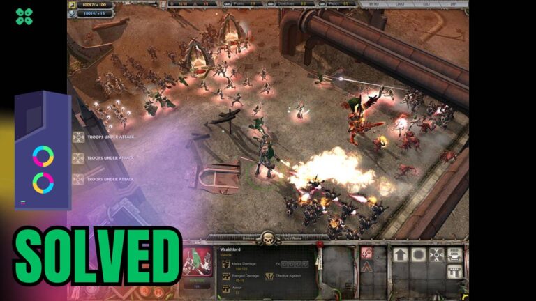 Artwork of Warhammer40000DawnofWar and its fix of crashing by TCG