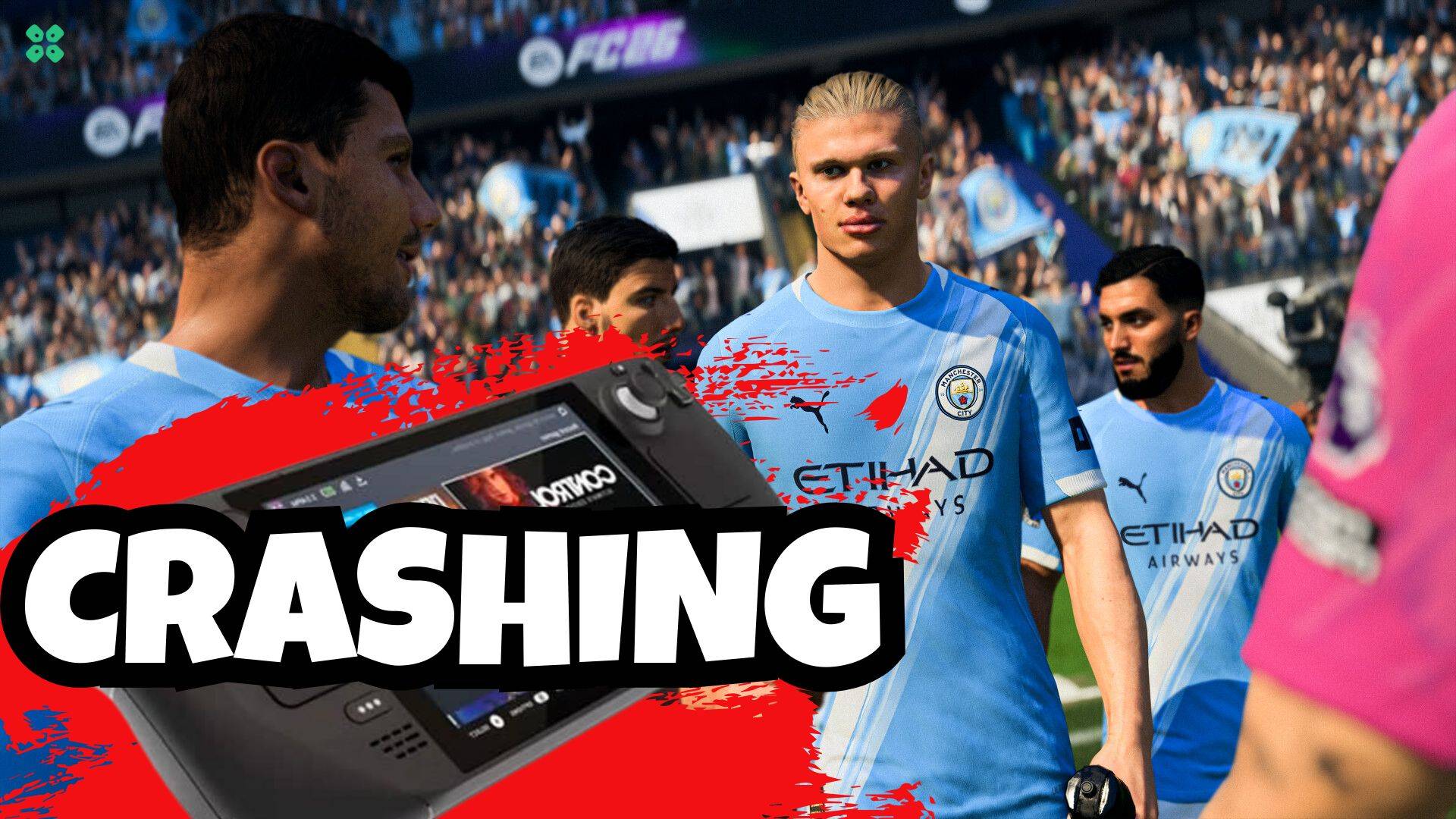 Artwork of EASportsFC26 and its fix of crashing by TCG