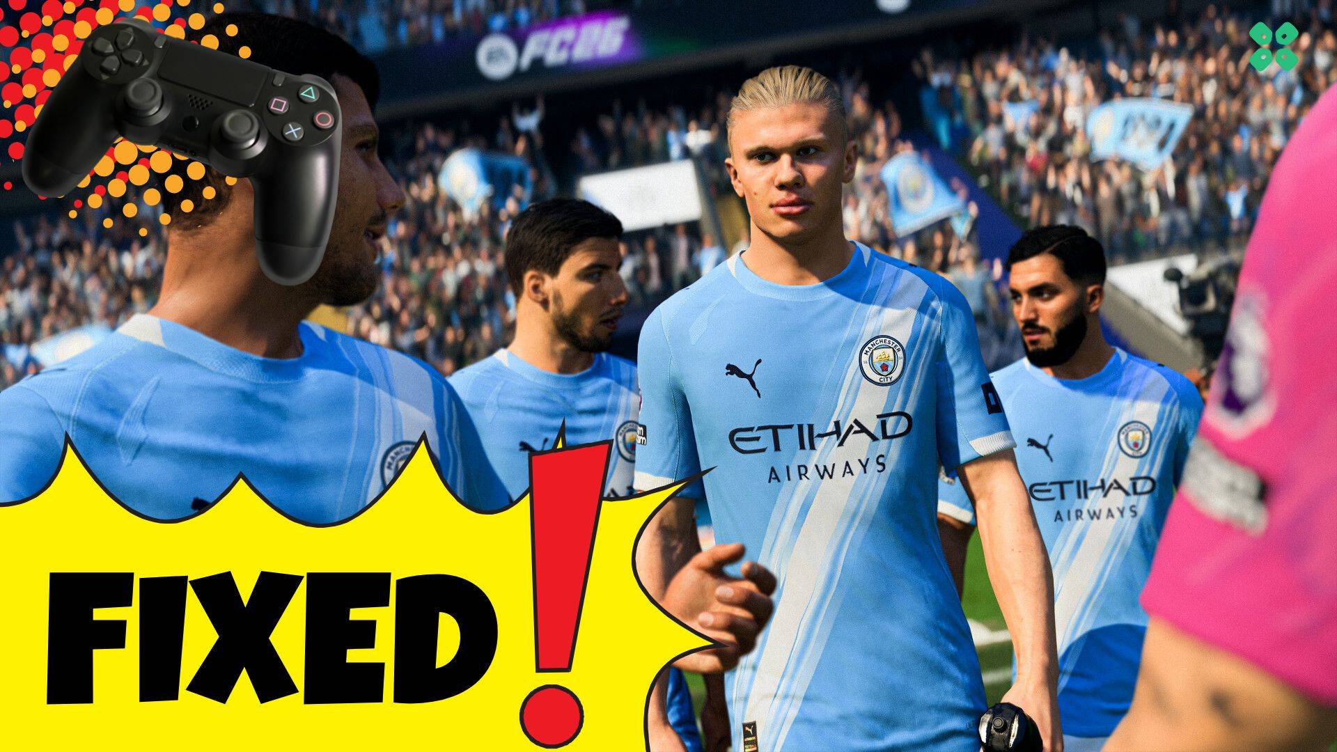 Artwork of EASportsFC26 and its fix of crashing by TCG