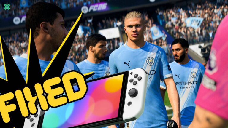 Artwork of EASportsFC26 and its fix of lagging by TCG