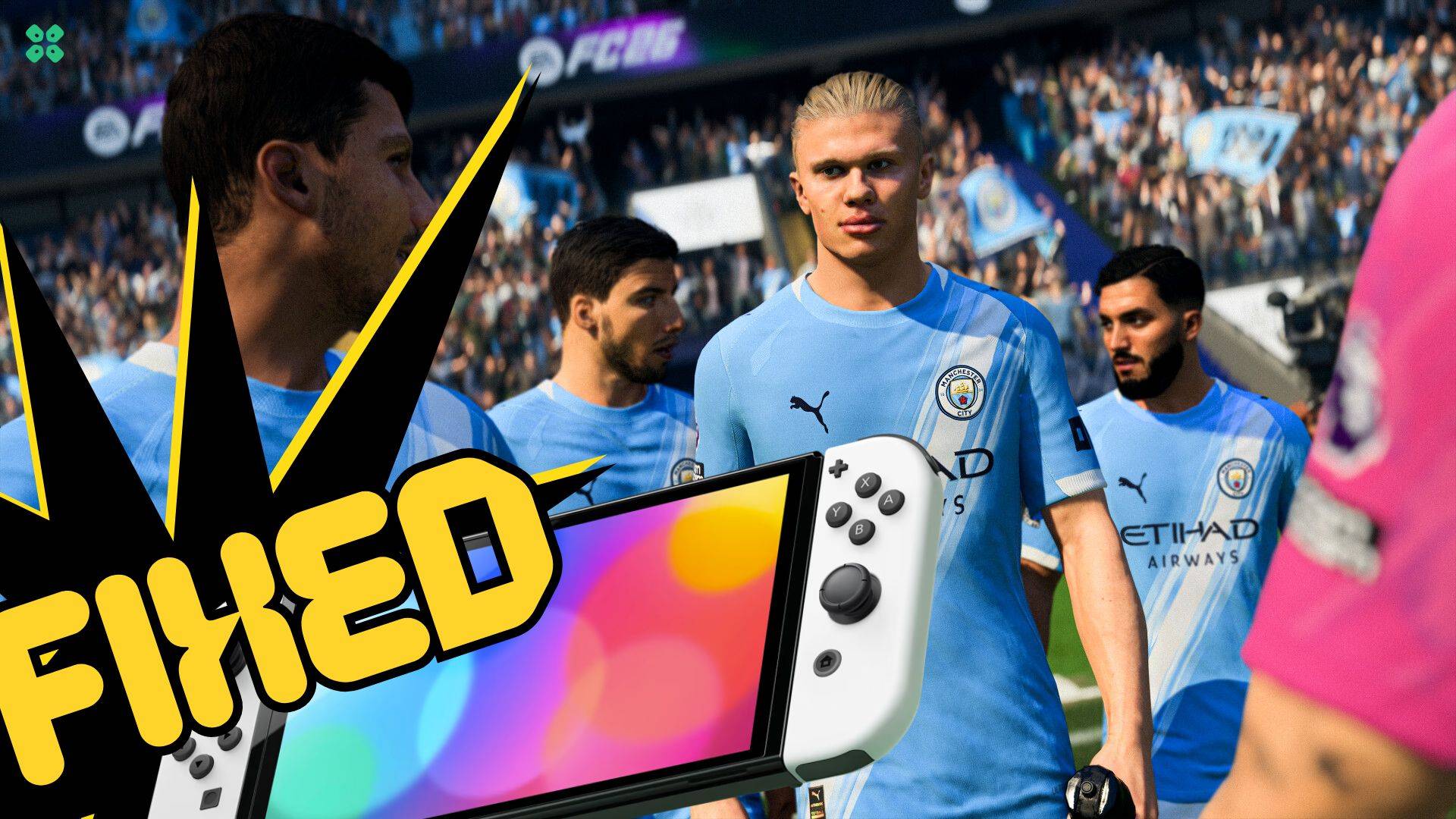 Artwork of EASportsFC26 and its fix of lagging by TCG