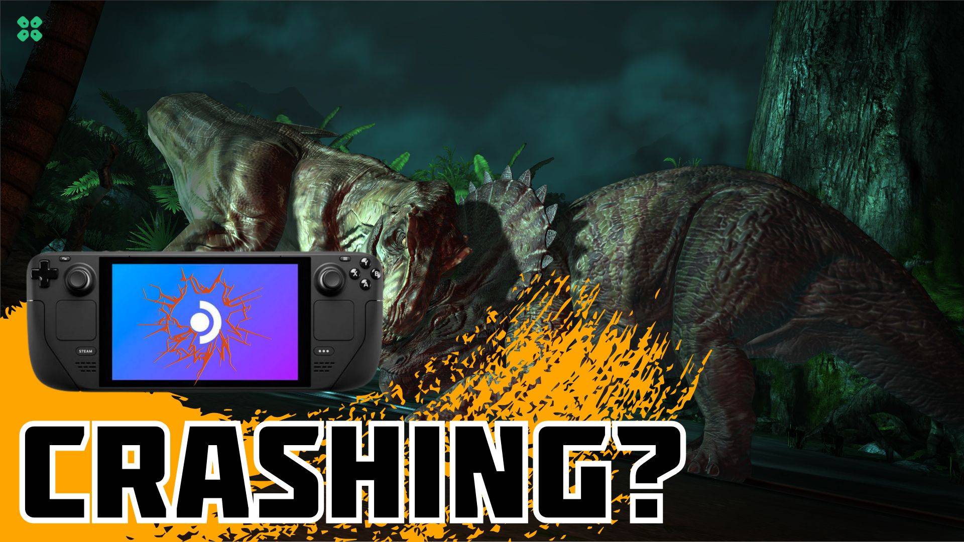 Artwork of JurassicParkTheGame and its fix of crashing by TCG
