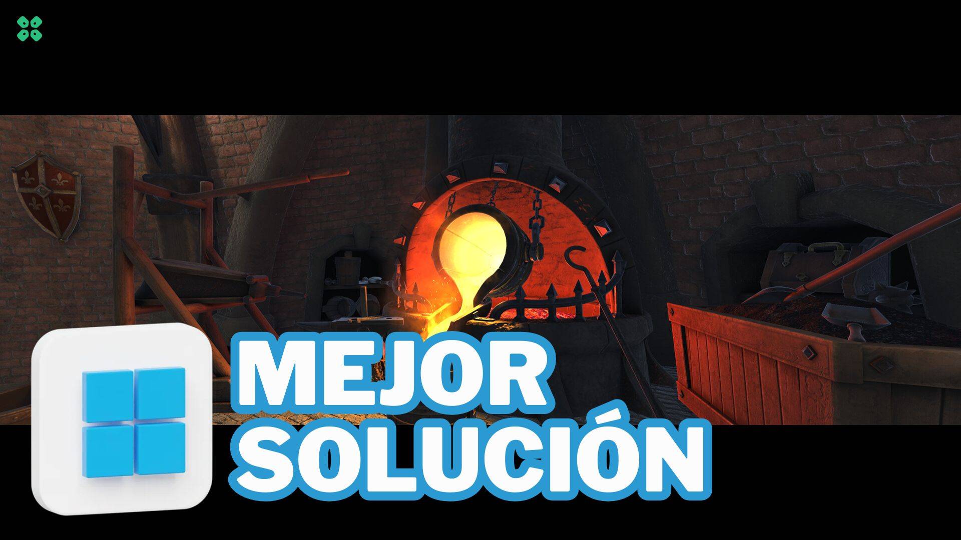 Artwork of MedievalCrafterBlacksmith and its fix of bloqueo by TCG