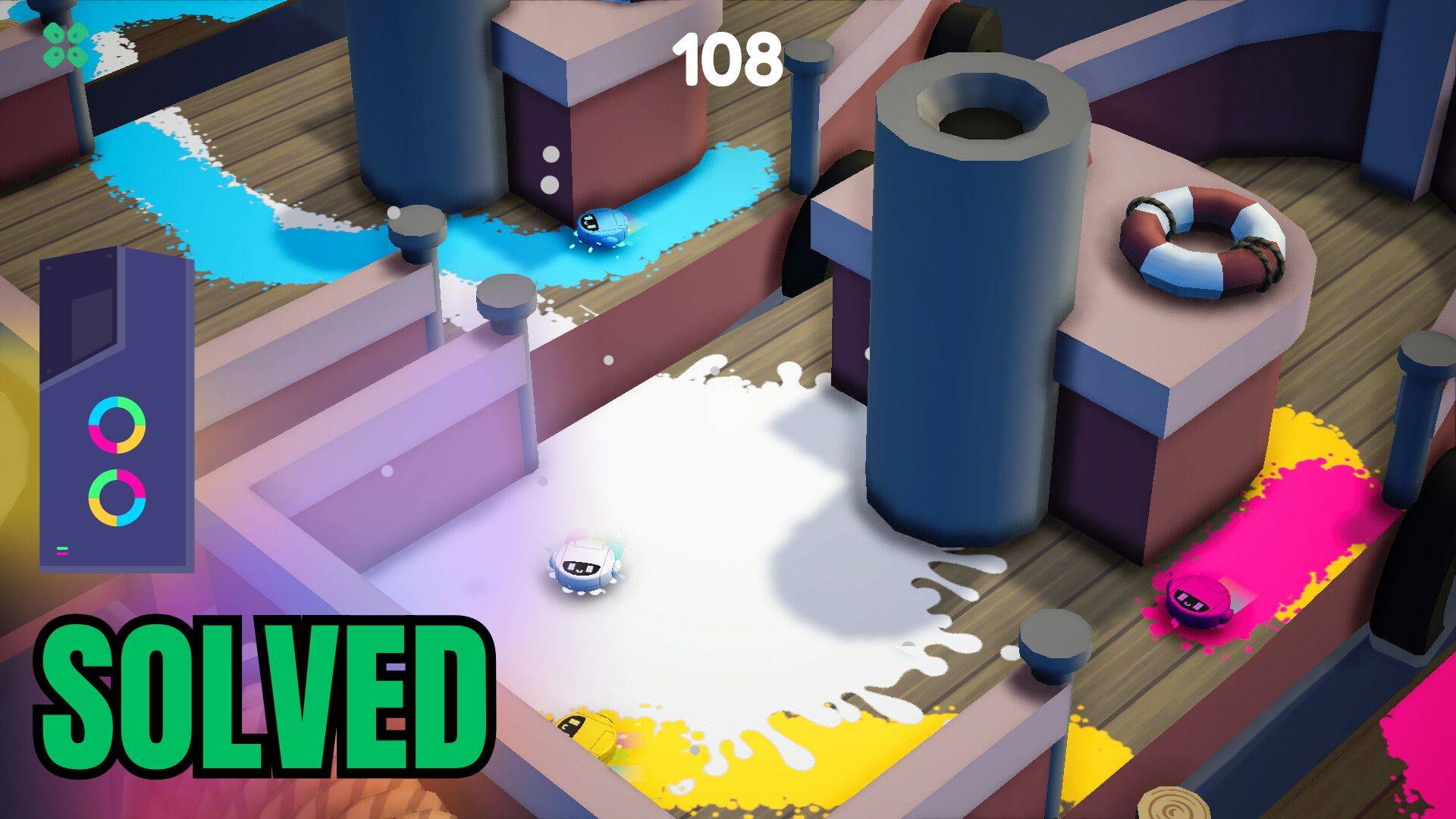 Artwork of Splatterbot and its fix of crashing by TCG