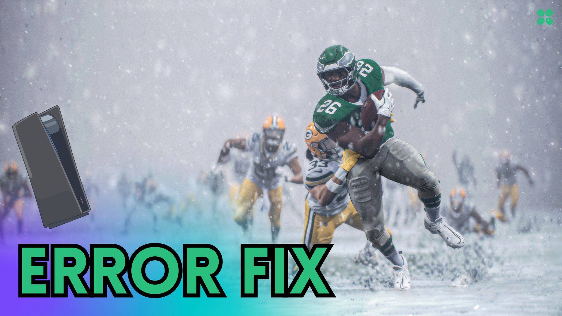 Artwork of MaddenNFL26 and its fix of crashing by TCG