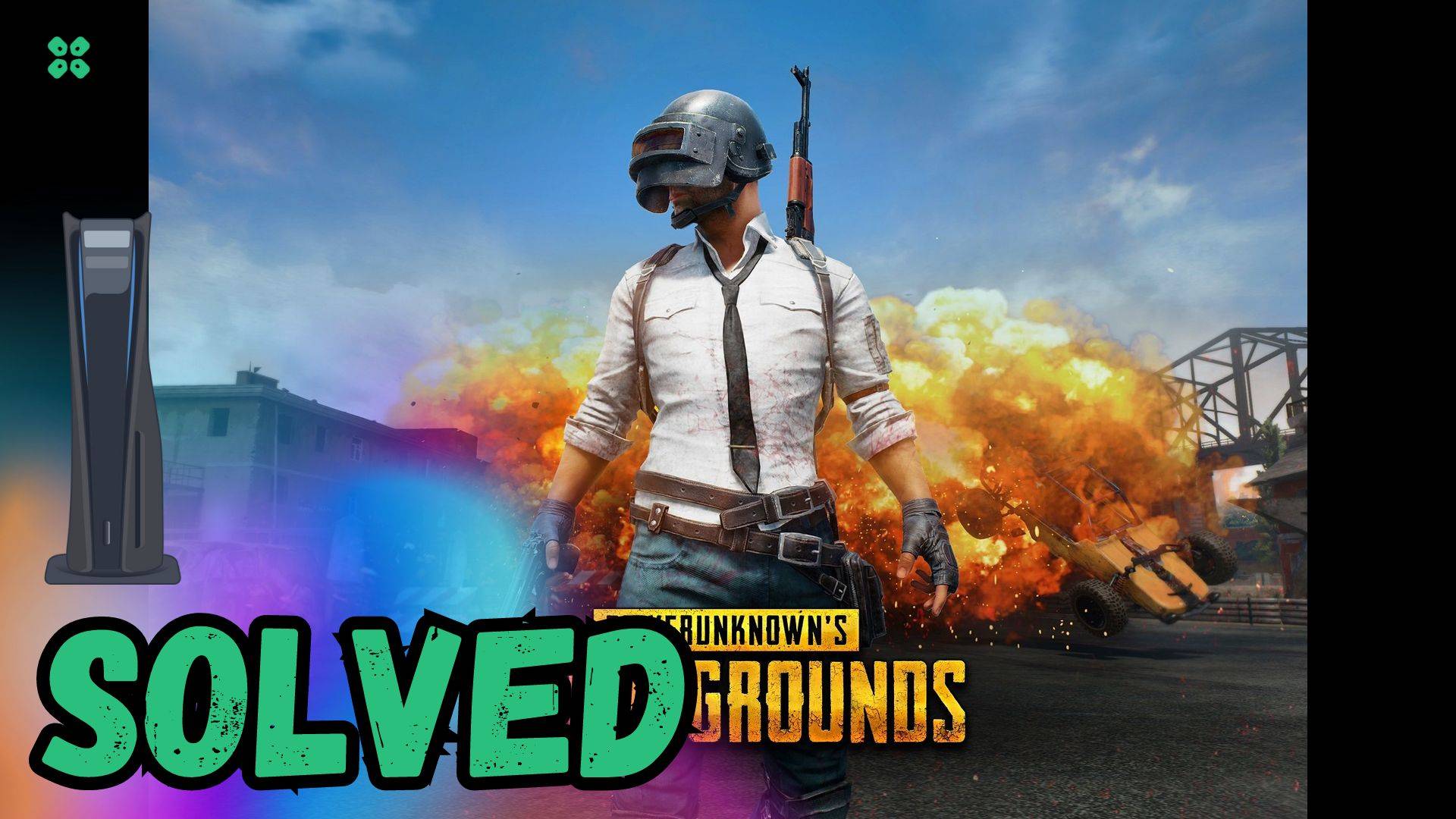 Artwork of PUBGBattlegrounds and its fix of lagging by TCG