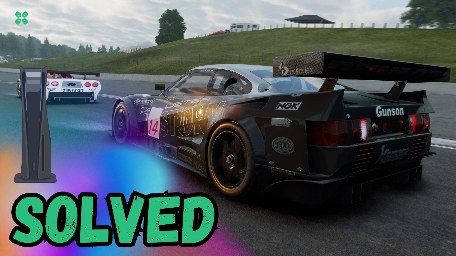 Artwork of ProjectMotorRacing and its fix of lagging by TCG