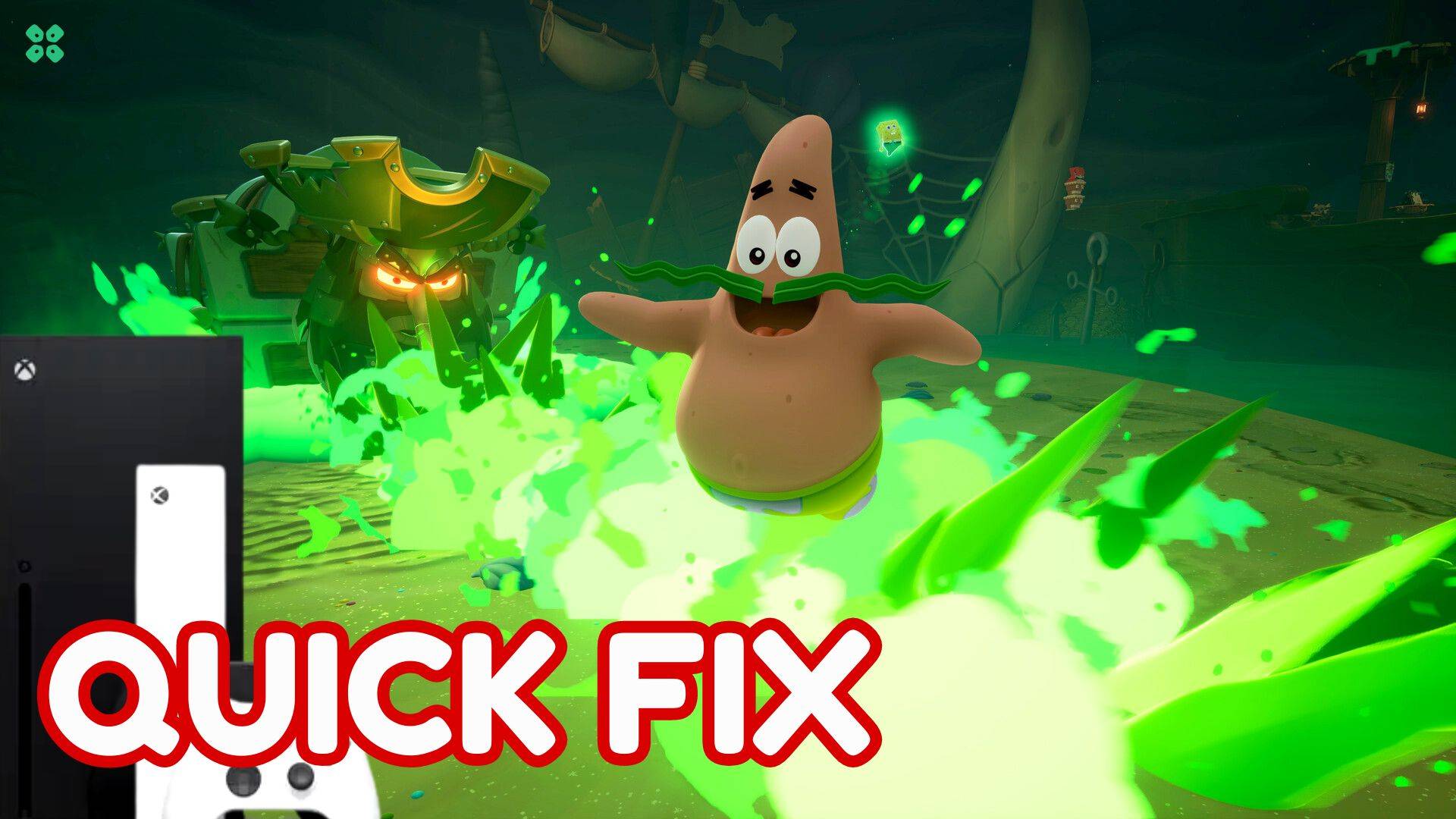 Artwork of SpongeBobSquarePantsTitansoftheTide and its fix of crashing by TCG