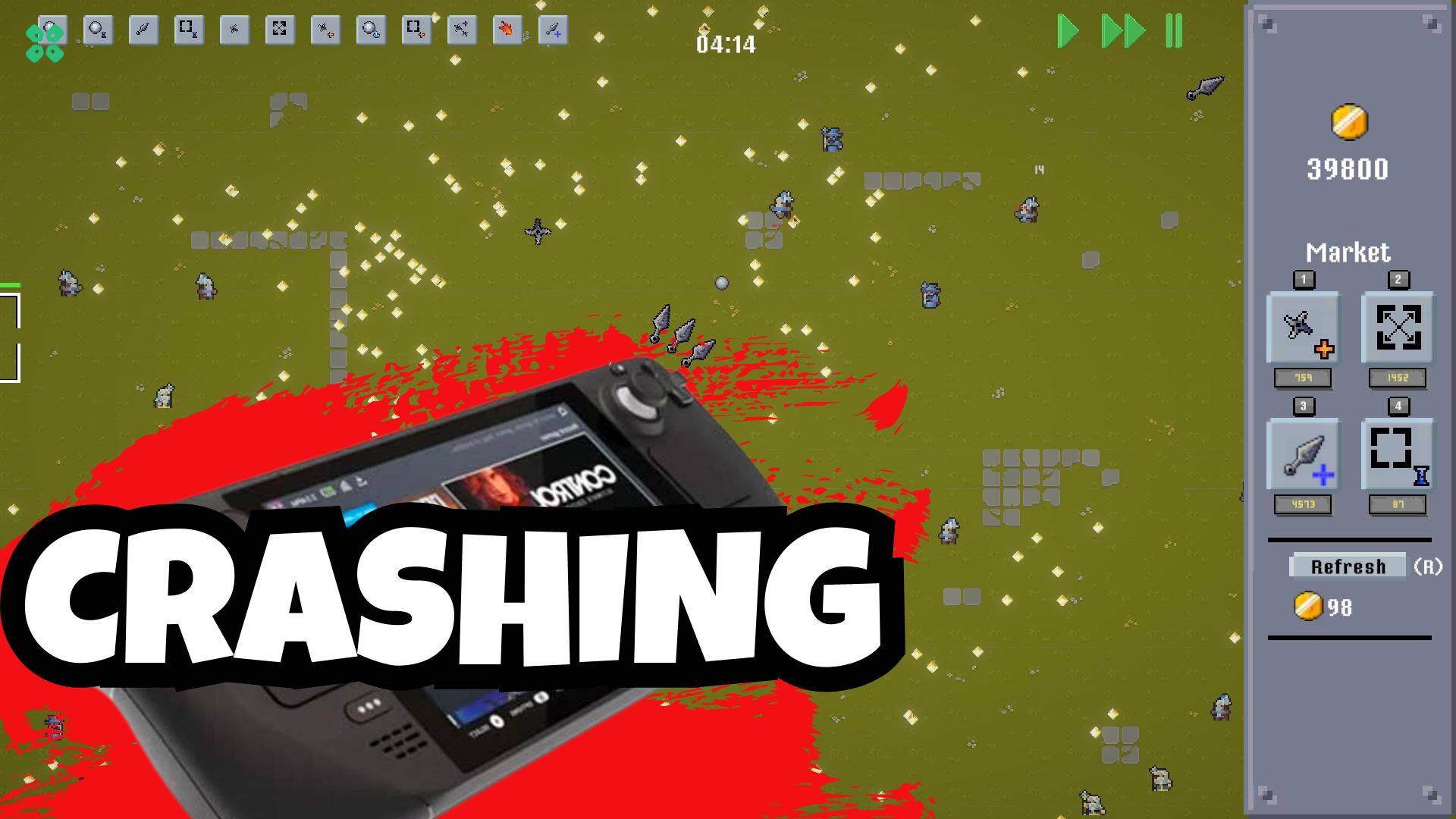 Artwork of CastleandCursor and its fix of crashing by TCG