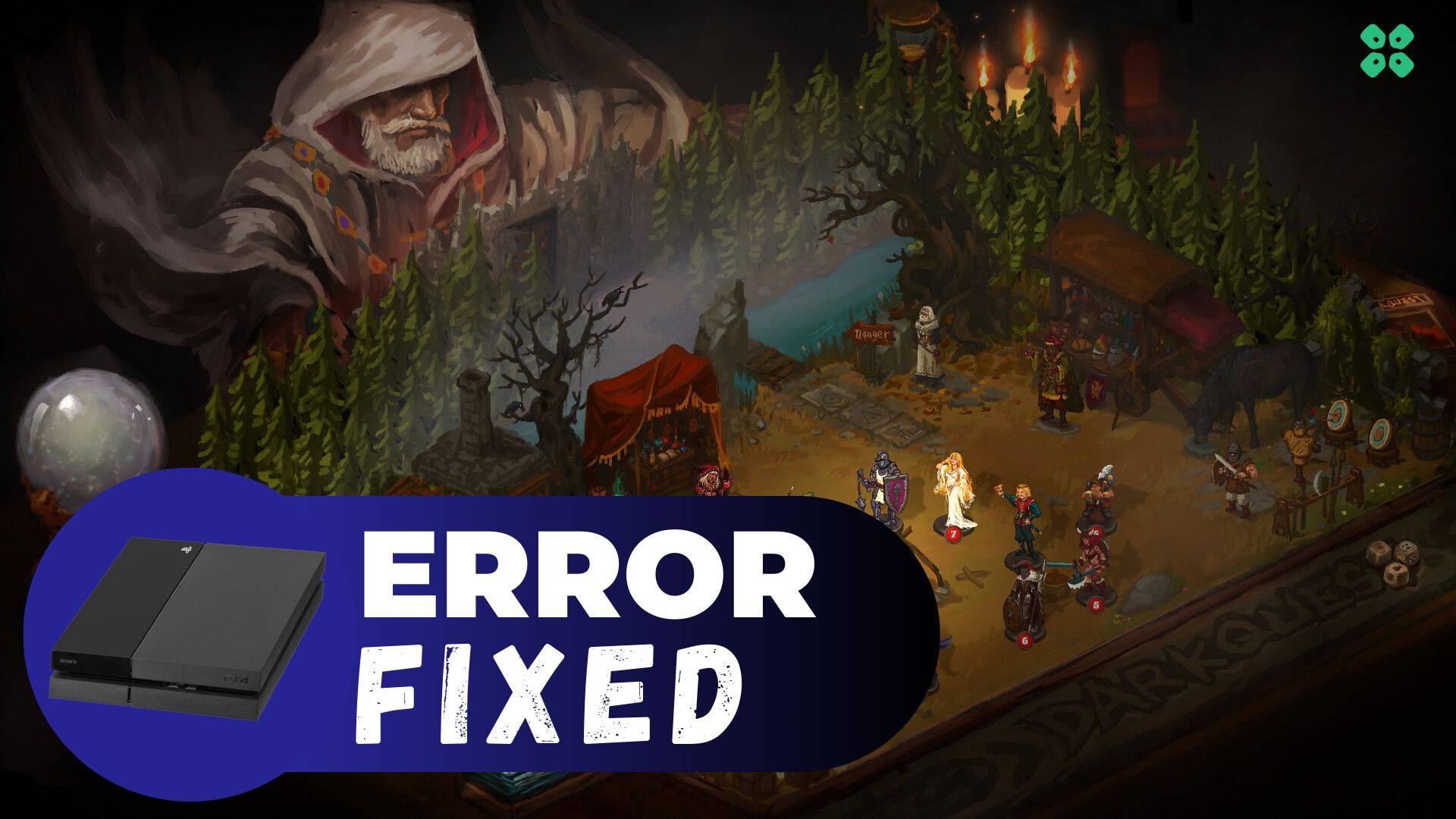 Artwork of DarkQuest4 and its fix of crashing by TCG