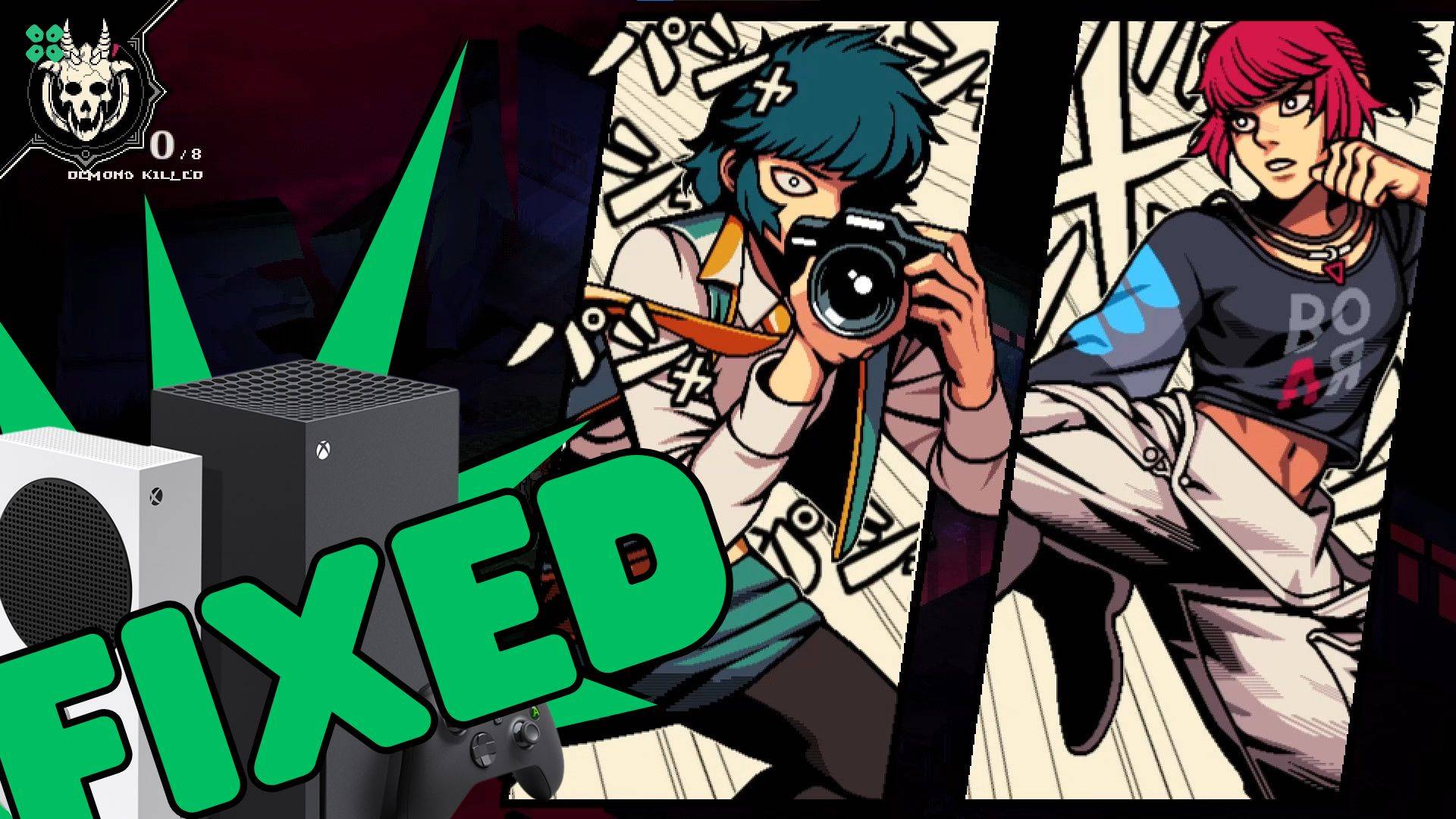 Artwork of Demonschool and its fix of crashing by TCG