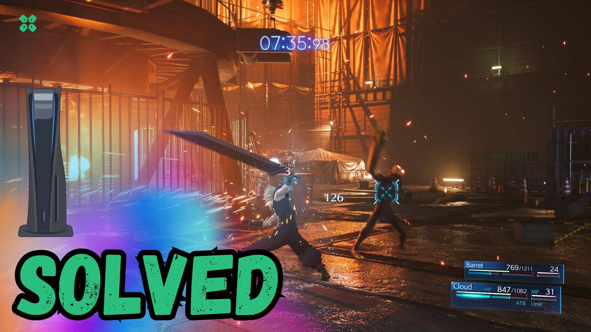 Artwork of FinalFantasyVIIRemakeIntergrade and its fix of crashing by TCG