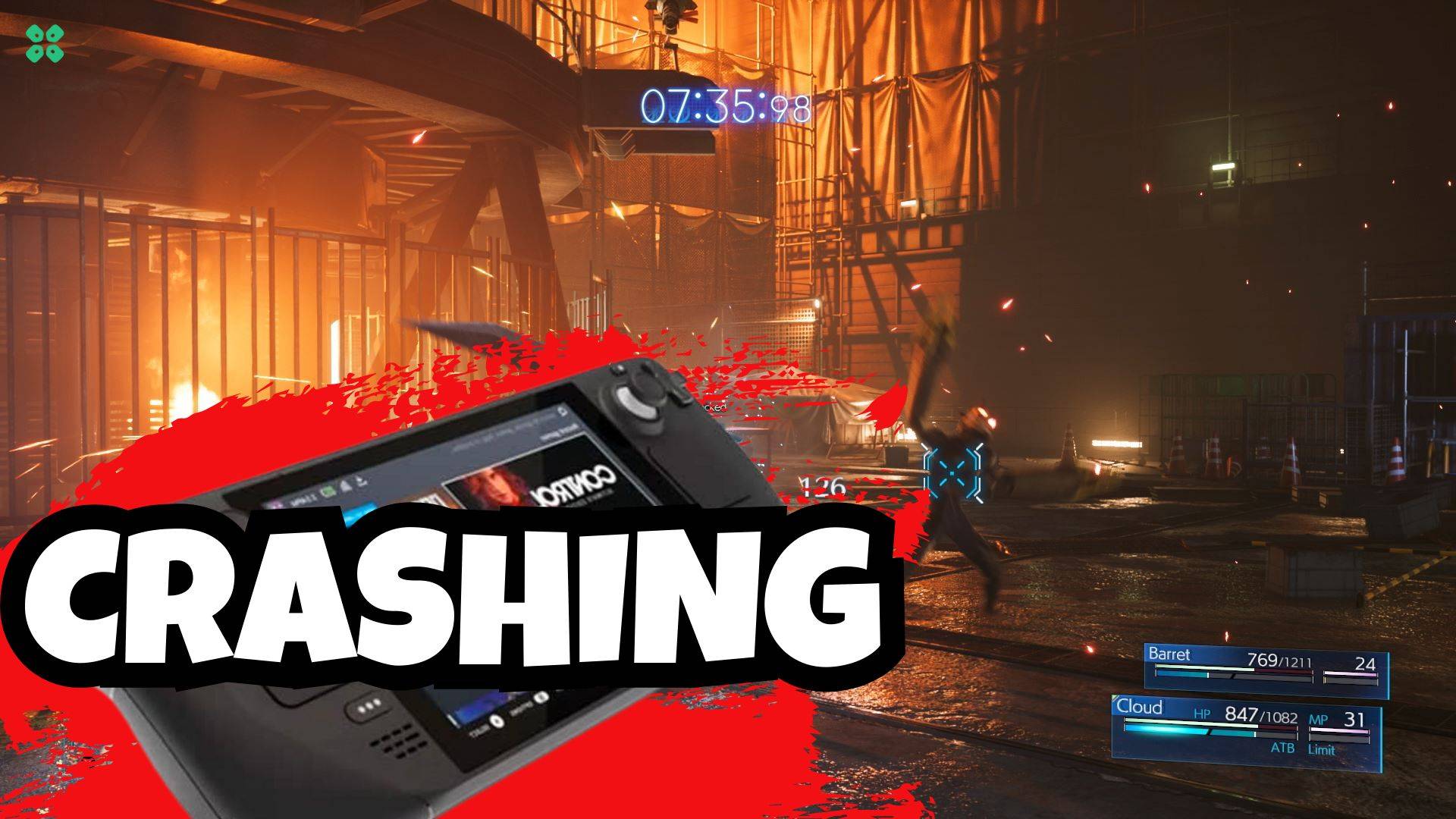 Artwork of FinalFantasyVIIRemakeIntergrade and its fix of crashing by TCG