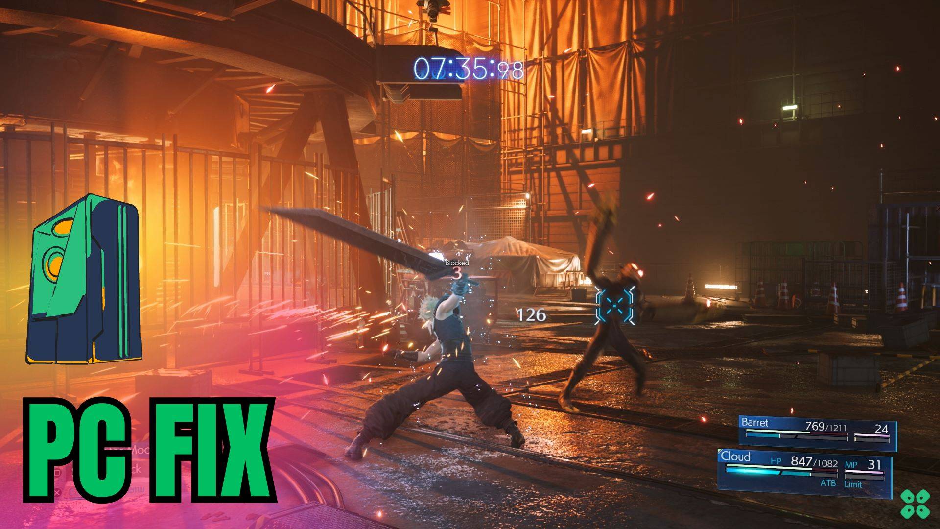 Artwork of FinalFantasyVIIRemakeIntergrade and its fix of crashing by TCG