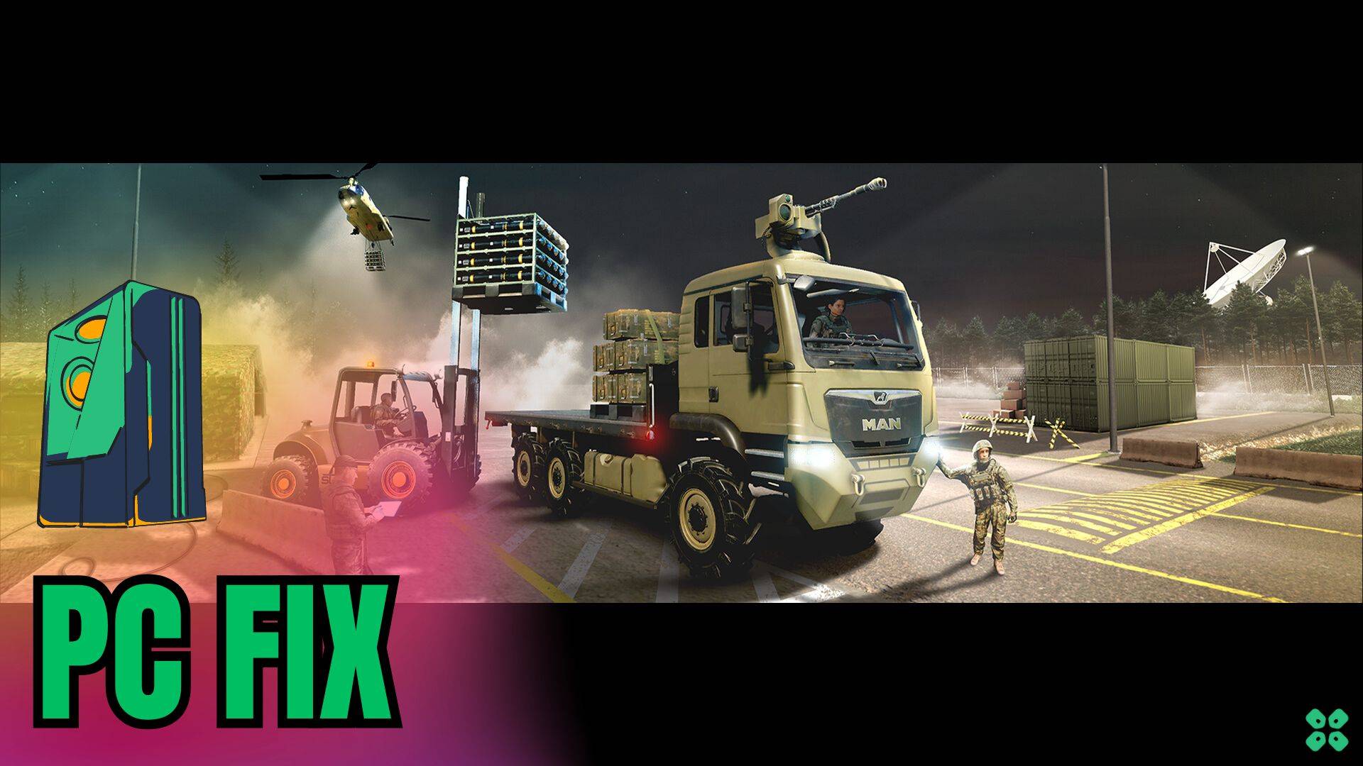 Artwork of MilitaryLogisticsSimulator and its fix of lagging by TCG